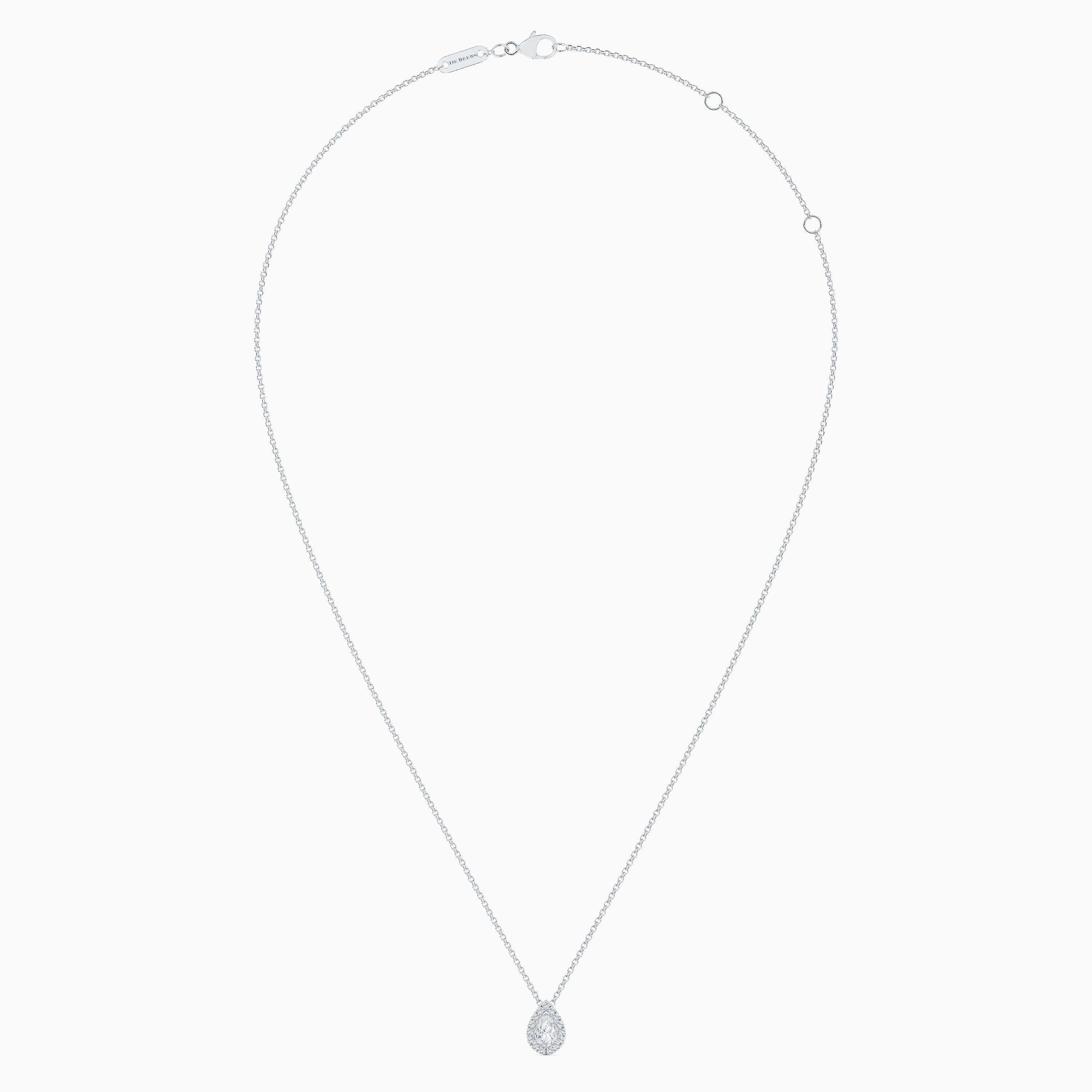 Aura pear-shaped diamond pendant Aura pear-shaped diamond pendant, image 4