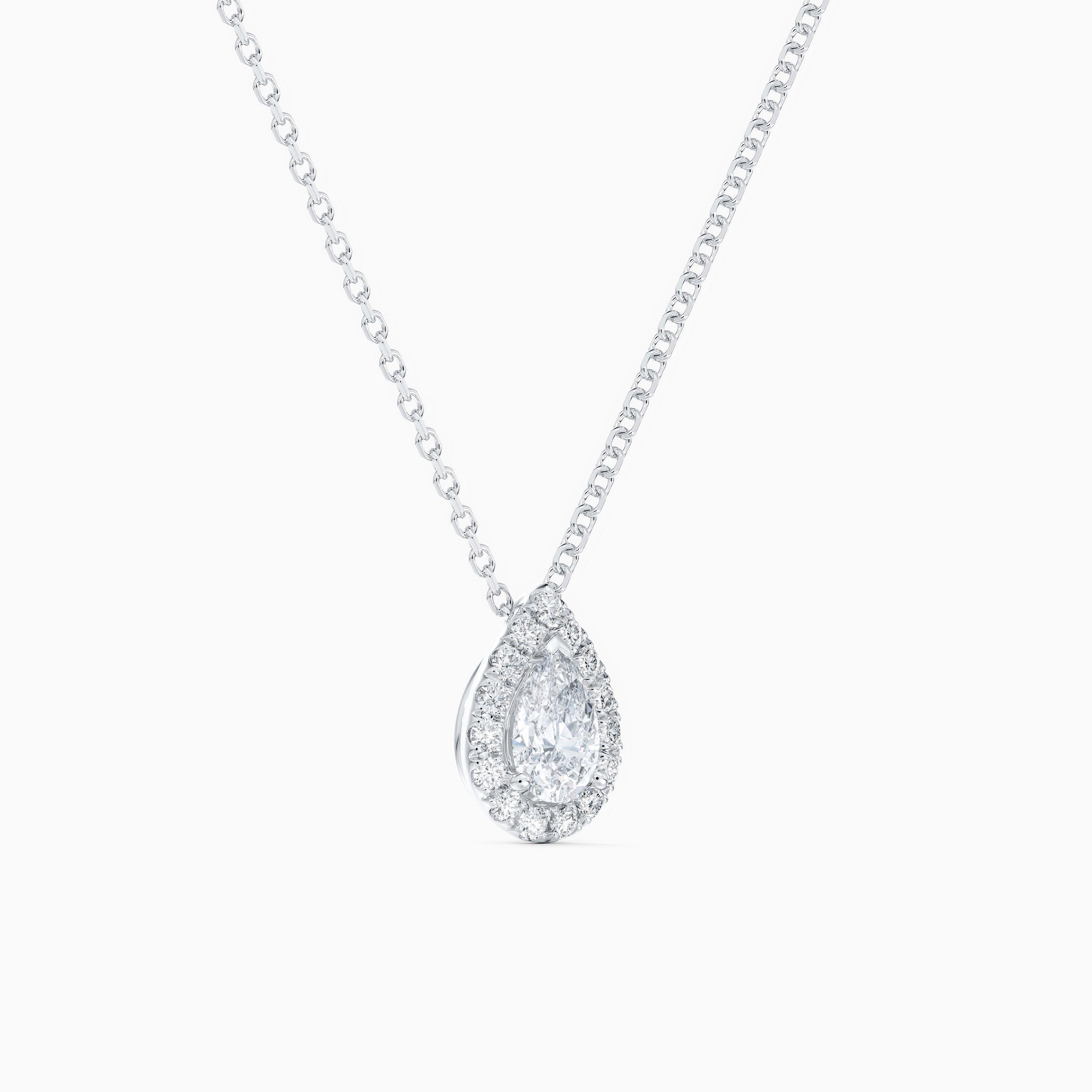 Pendentif Aura diamant taille poire, image 3