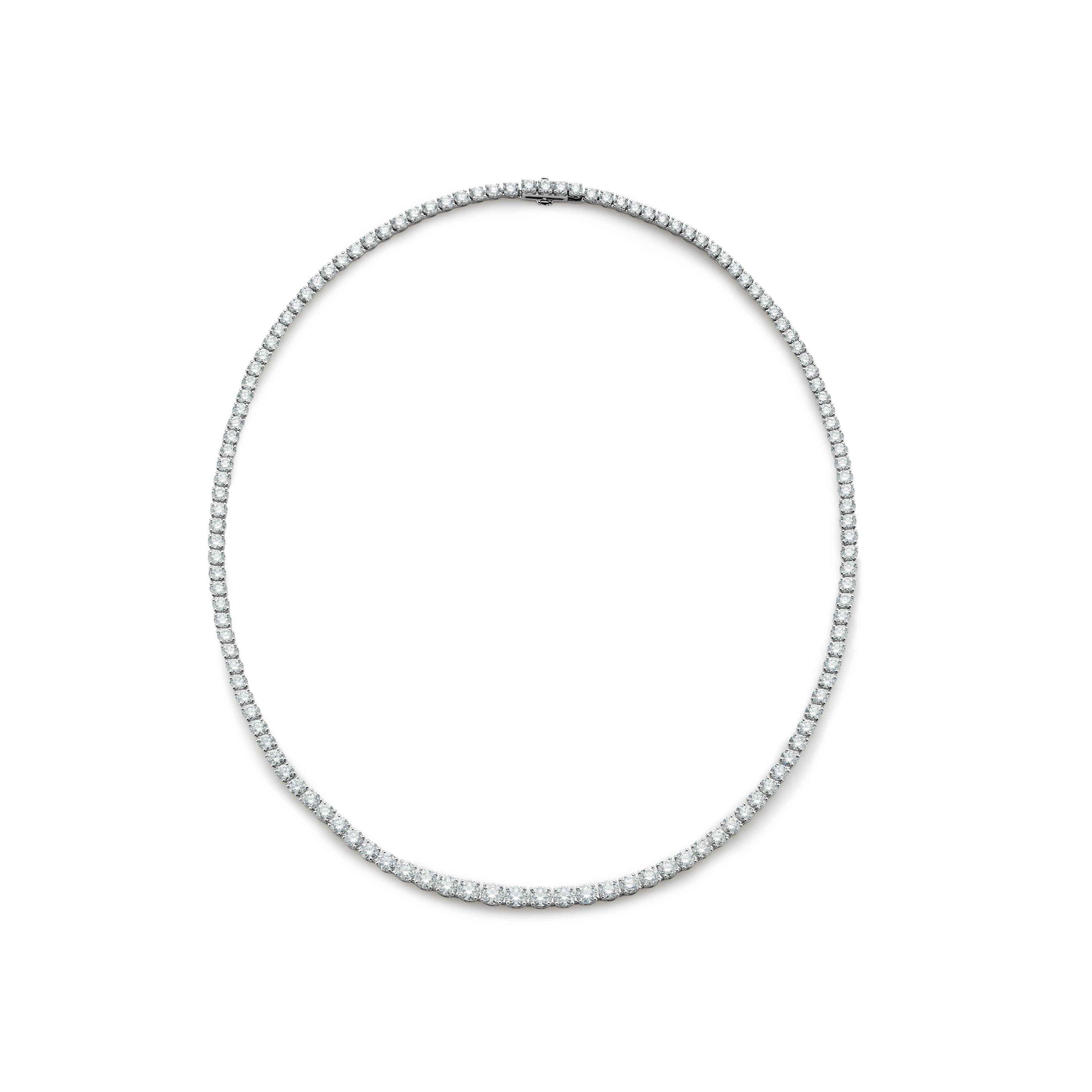 Four Row Diamonds Pavé Choker