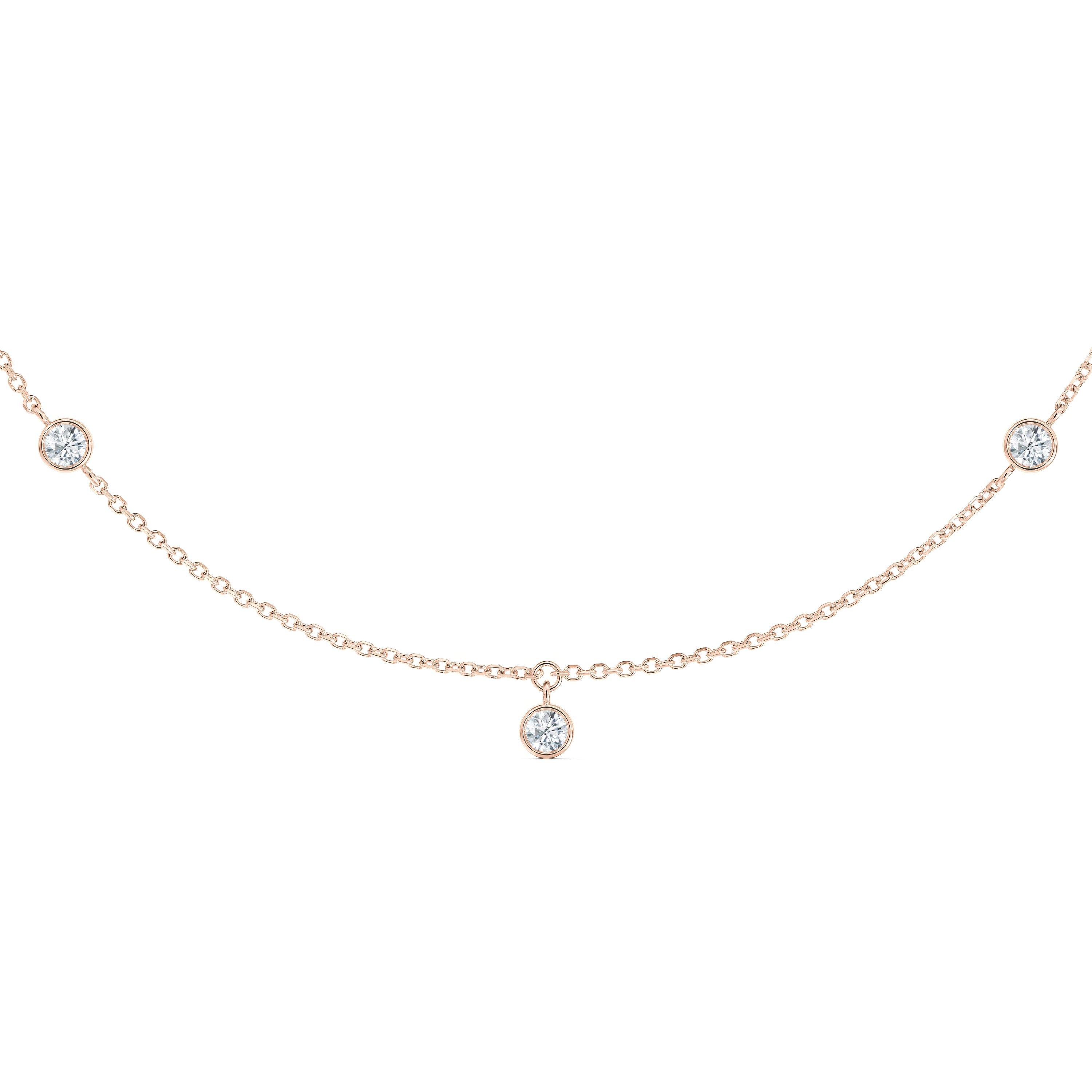 Collier Clea en Or Rose, image 1