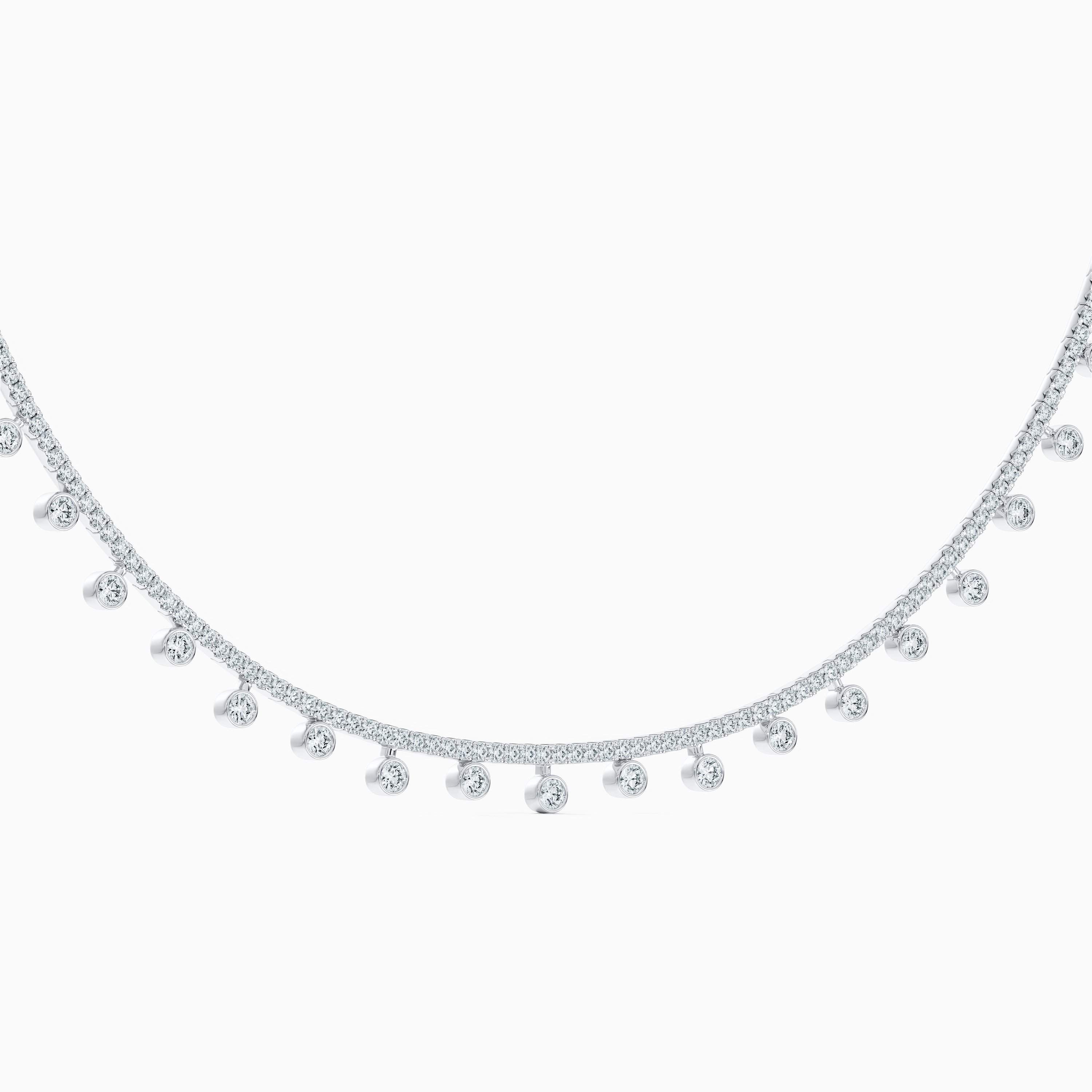 Dewdrop necklace in white gold Dewdrop necklace in white gold, image 4