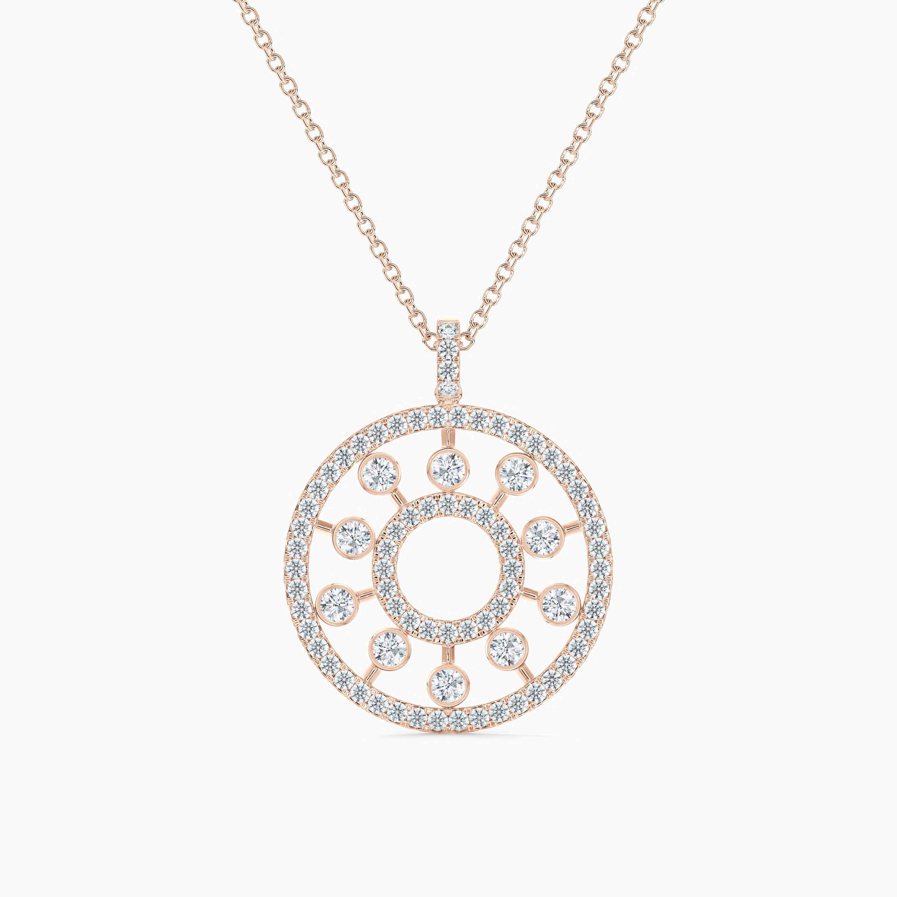 Dewdrop medallion in rose gold Dewdrop medallion in rose gold, image 1