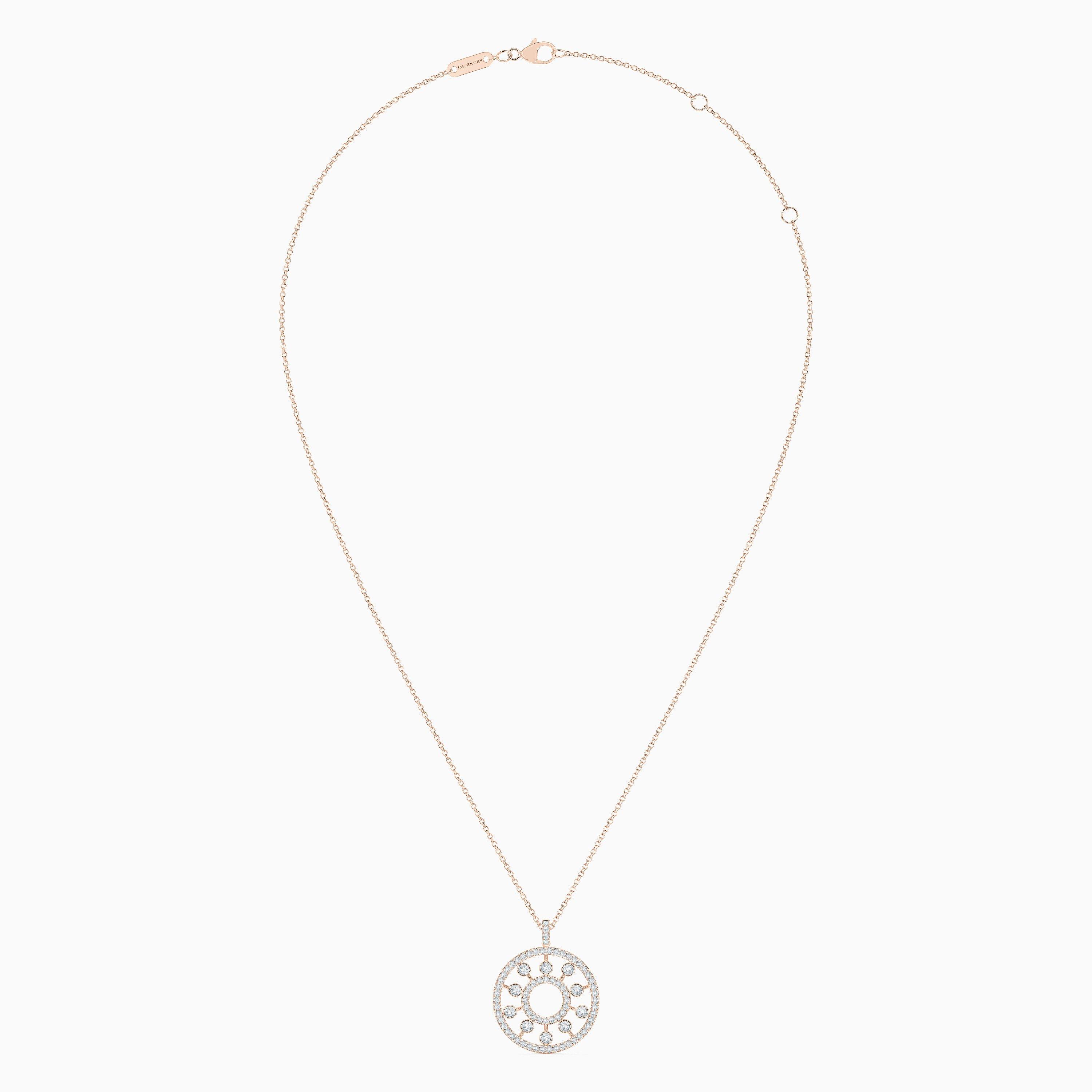 M&eacute;daillon Dewdrop en or rose, image 5