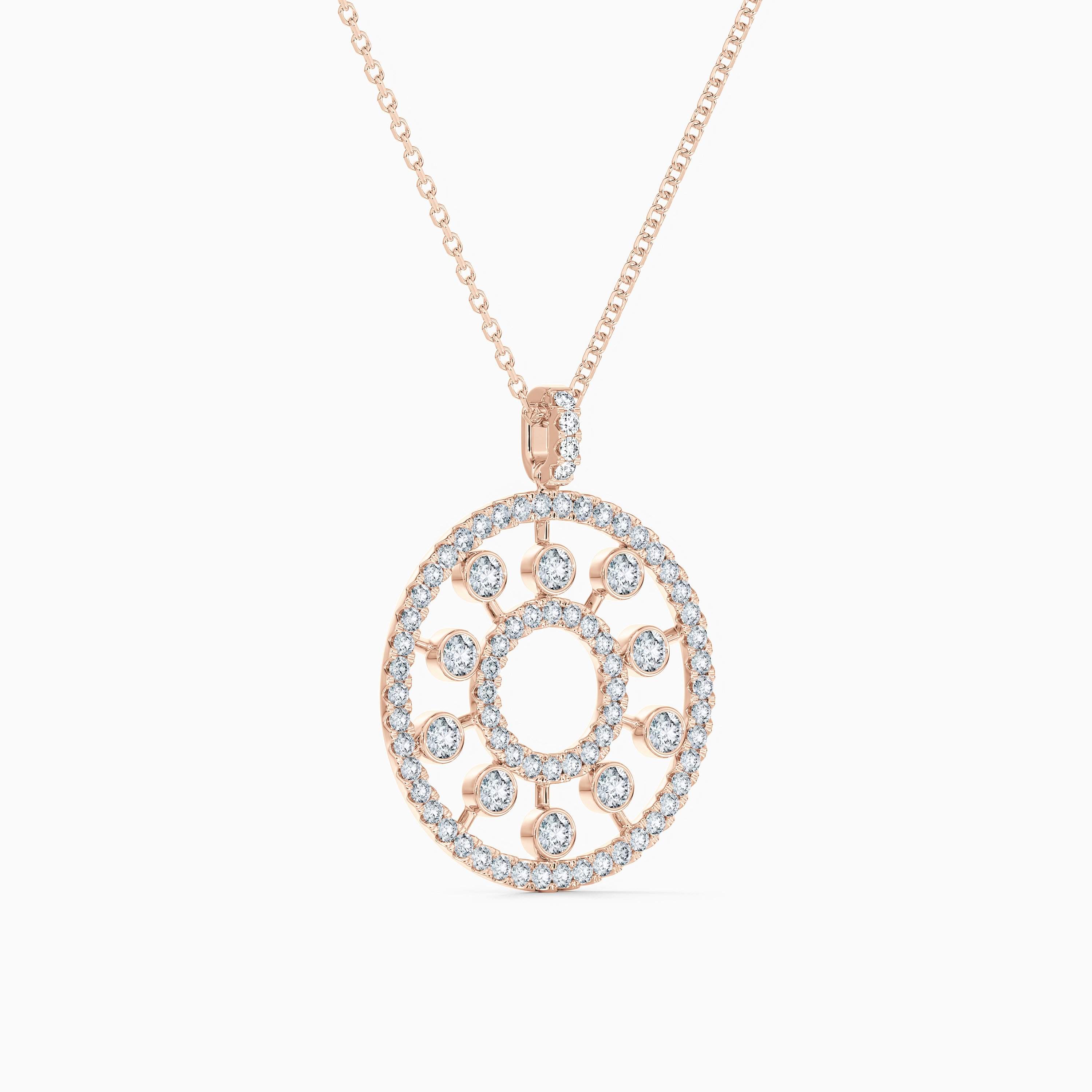 Dewdrop medallion in rose gold Dewdrop medallion in rose gold, image 4