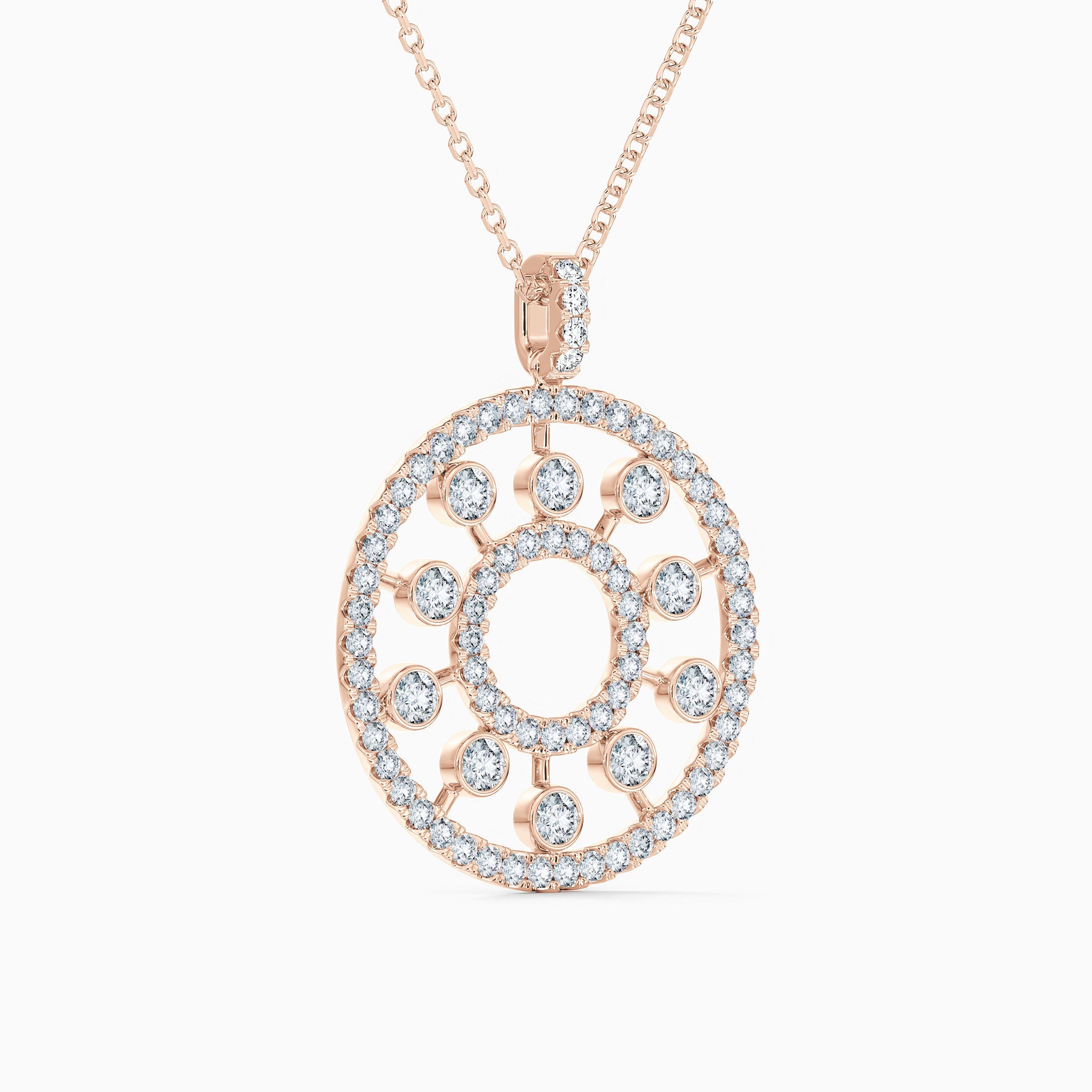 Dewdrop Medallion in Rose Gold, image 2