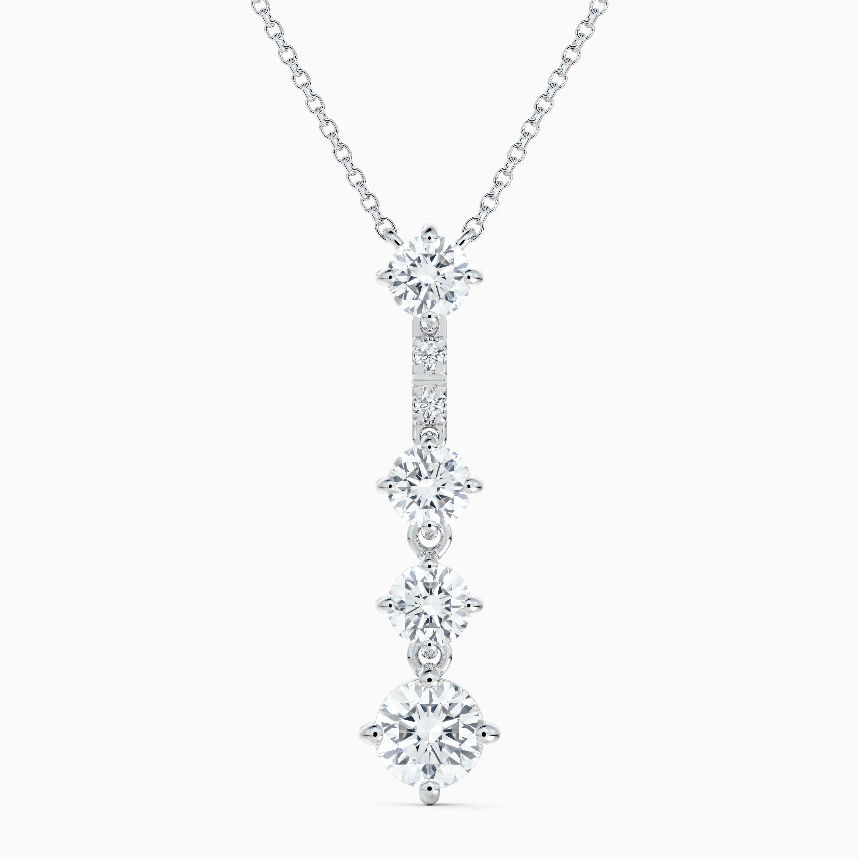 Arpeggia Pendant in White Gold, image 1