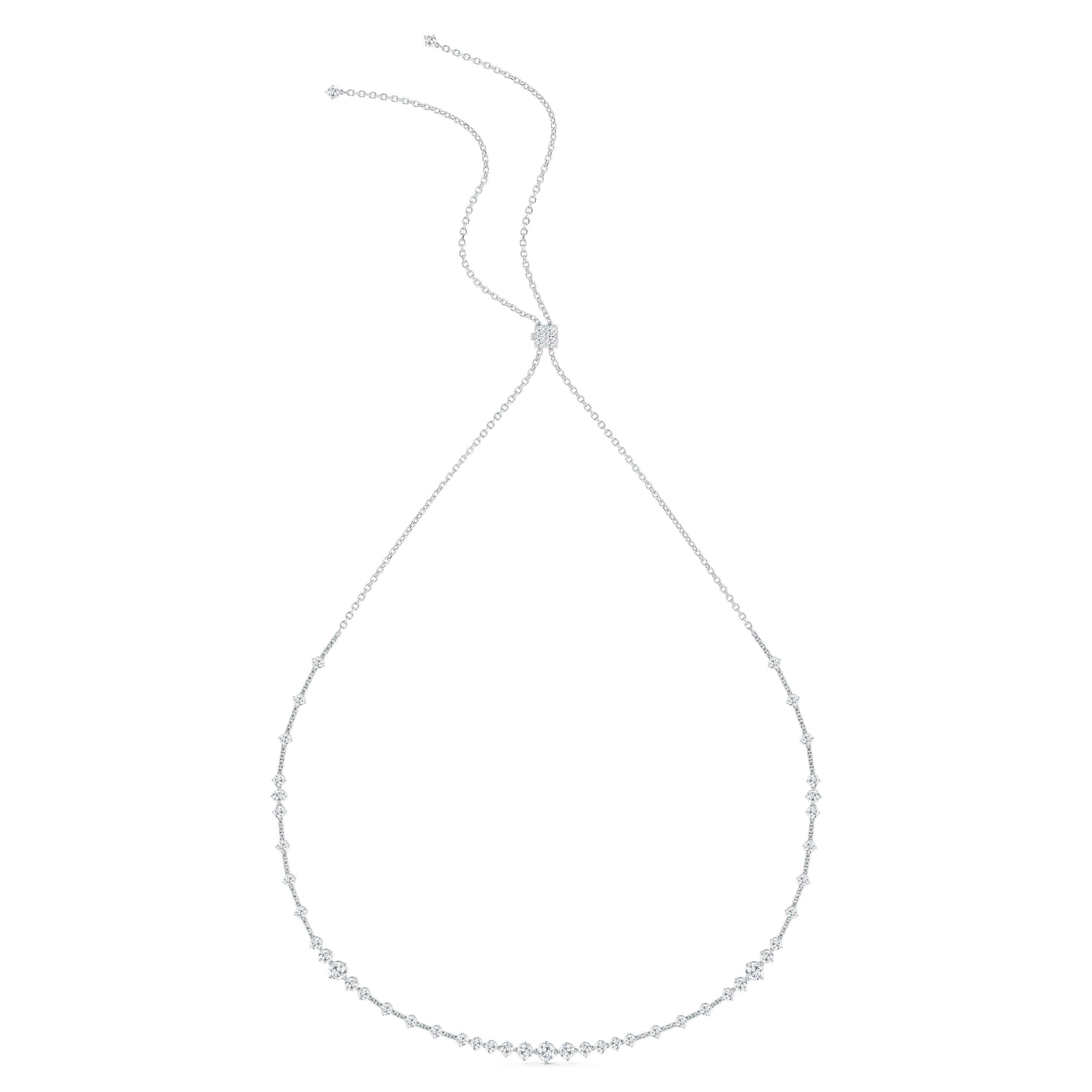 Collier ou Bijou de Tête Arpeggia en Or Blanc