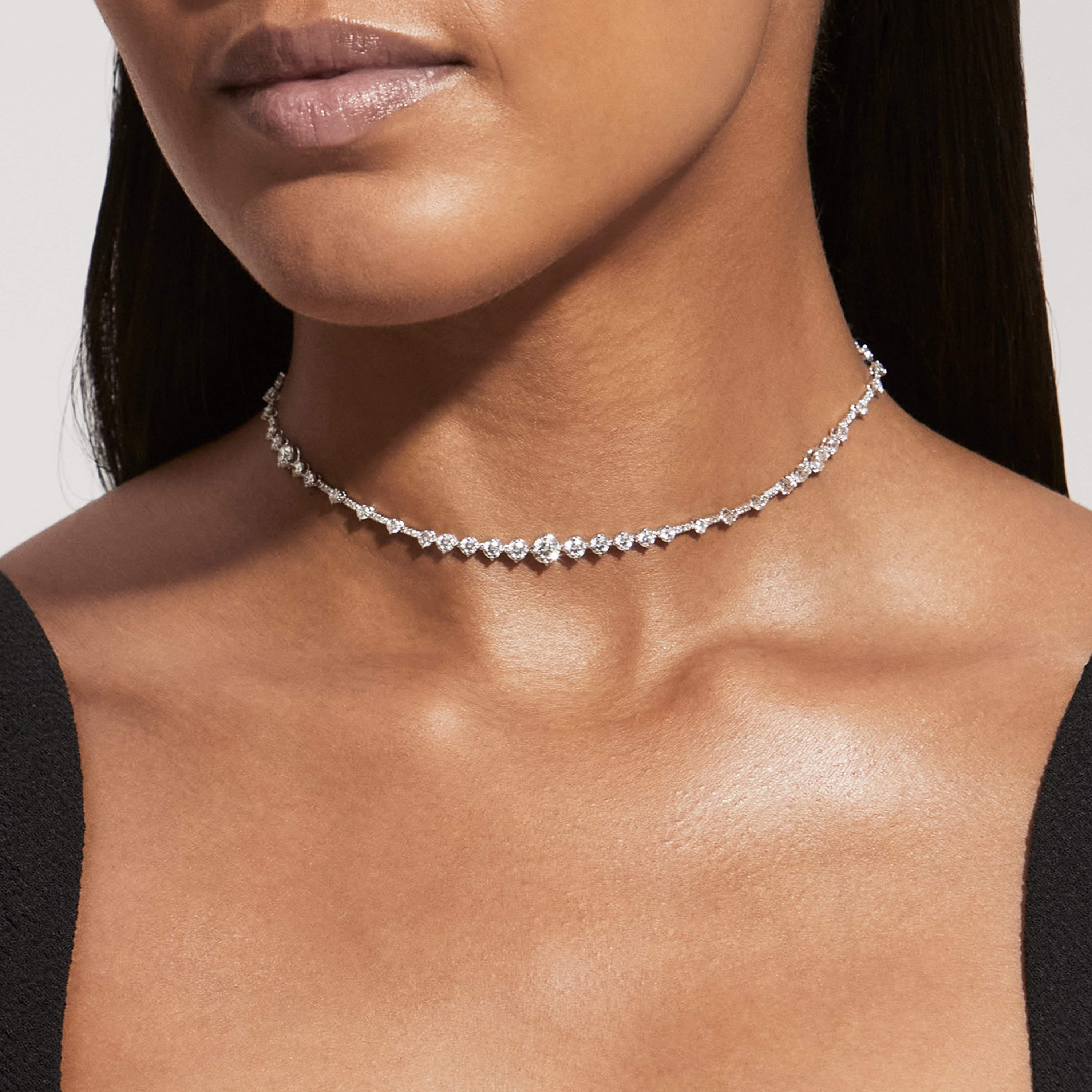 Arpeggia choker & headband in white gold Arpeggia choker & headband in white gold, image 3