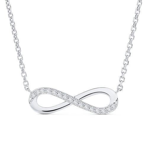 Infinity necklace hot sale 18k gold