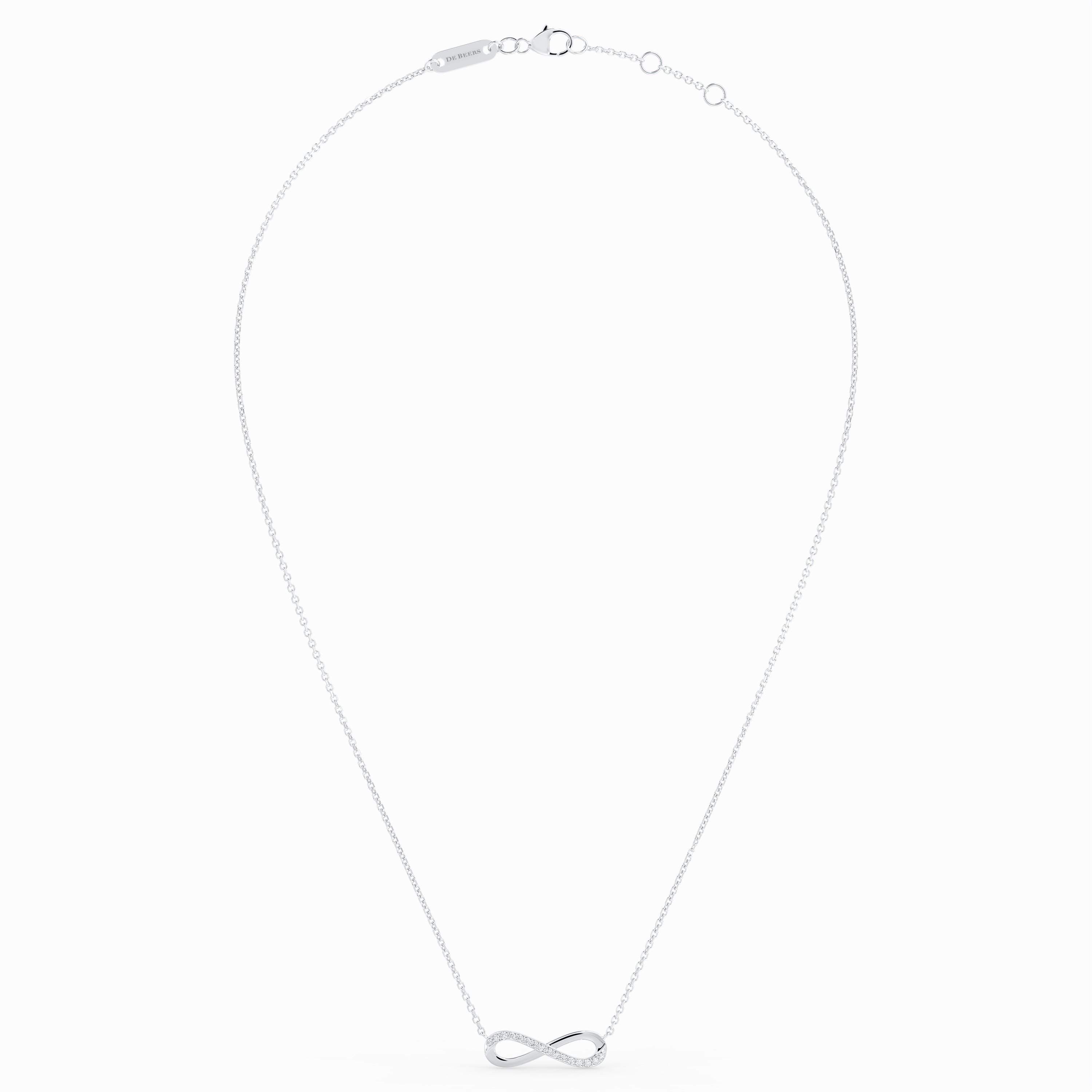 Infinity necklace in white gold Infinity necklace in white gold, image 5