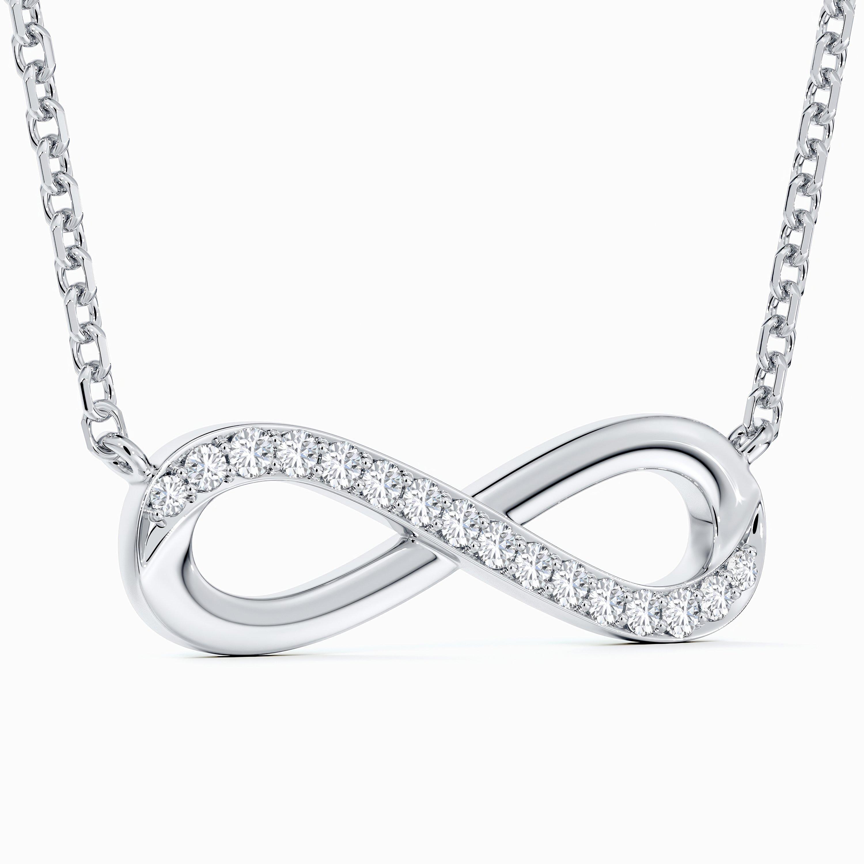 Collier Infinity en or blanc, image 4