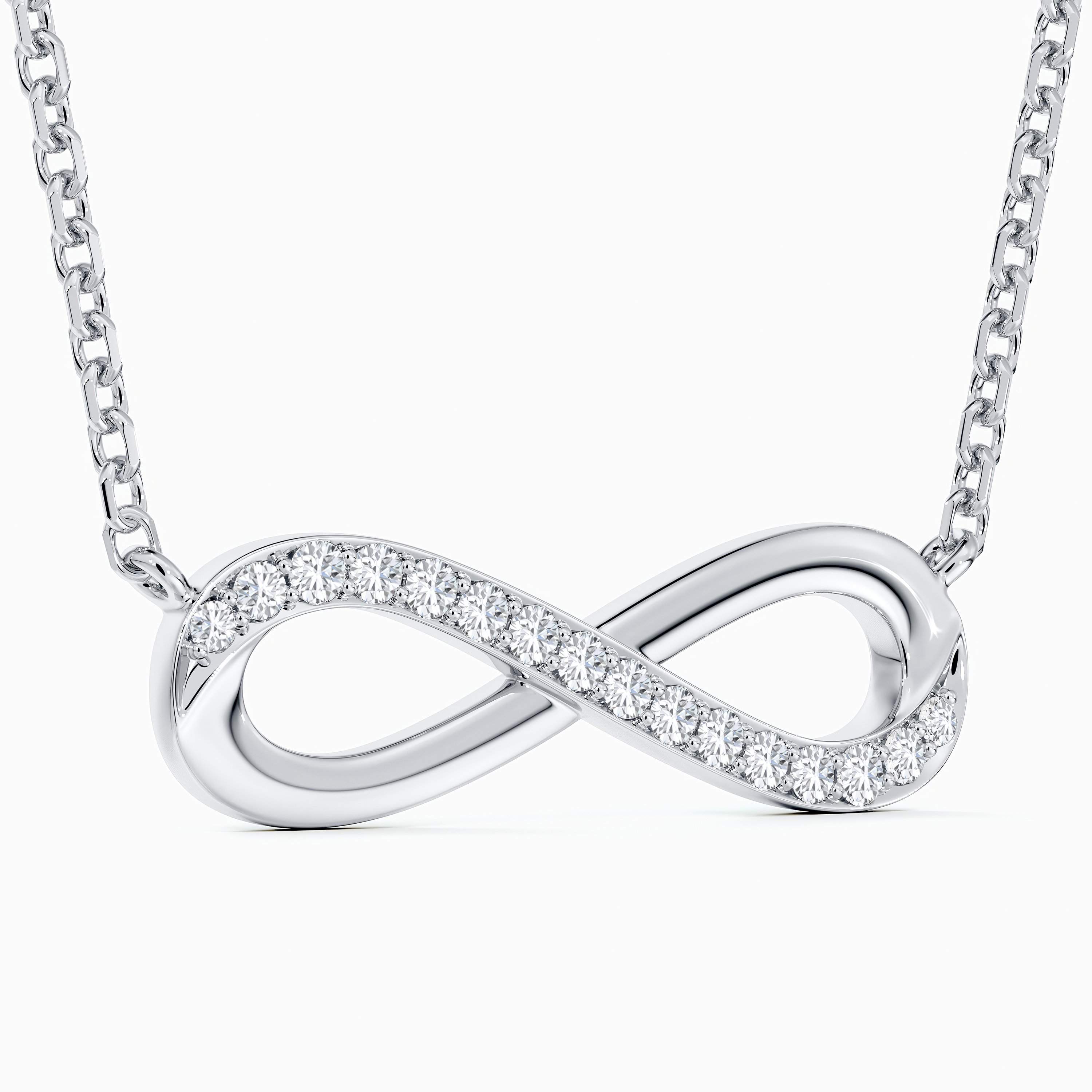Infinity necklace in white gold Infinity necklace in white gold, image 4