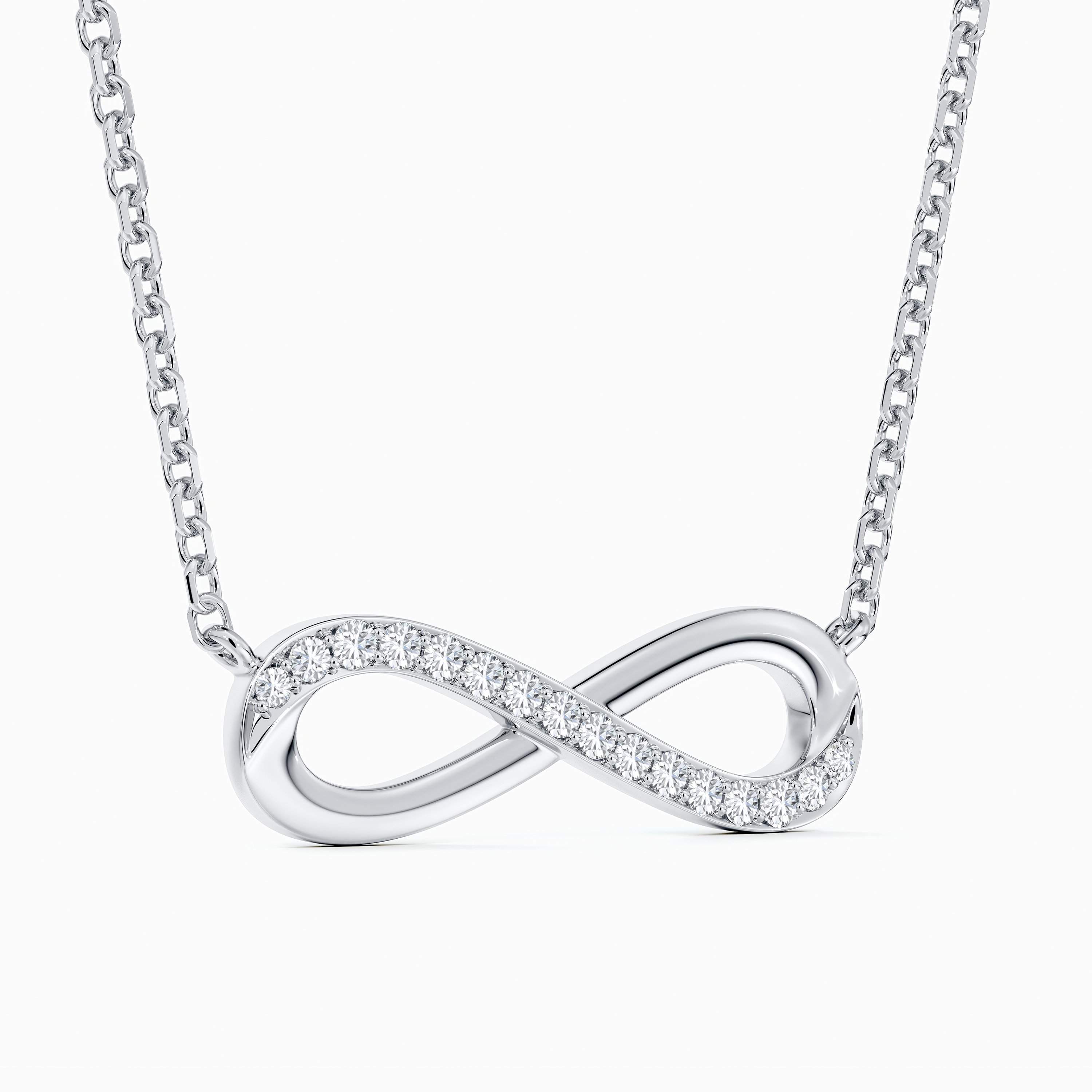 Infinity necklace in white gold Infinity necklace in white gold, image 2