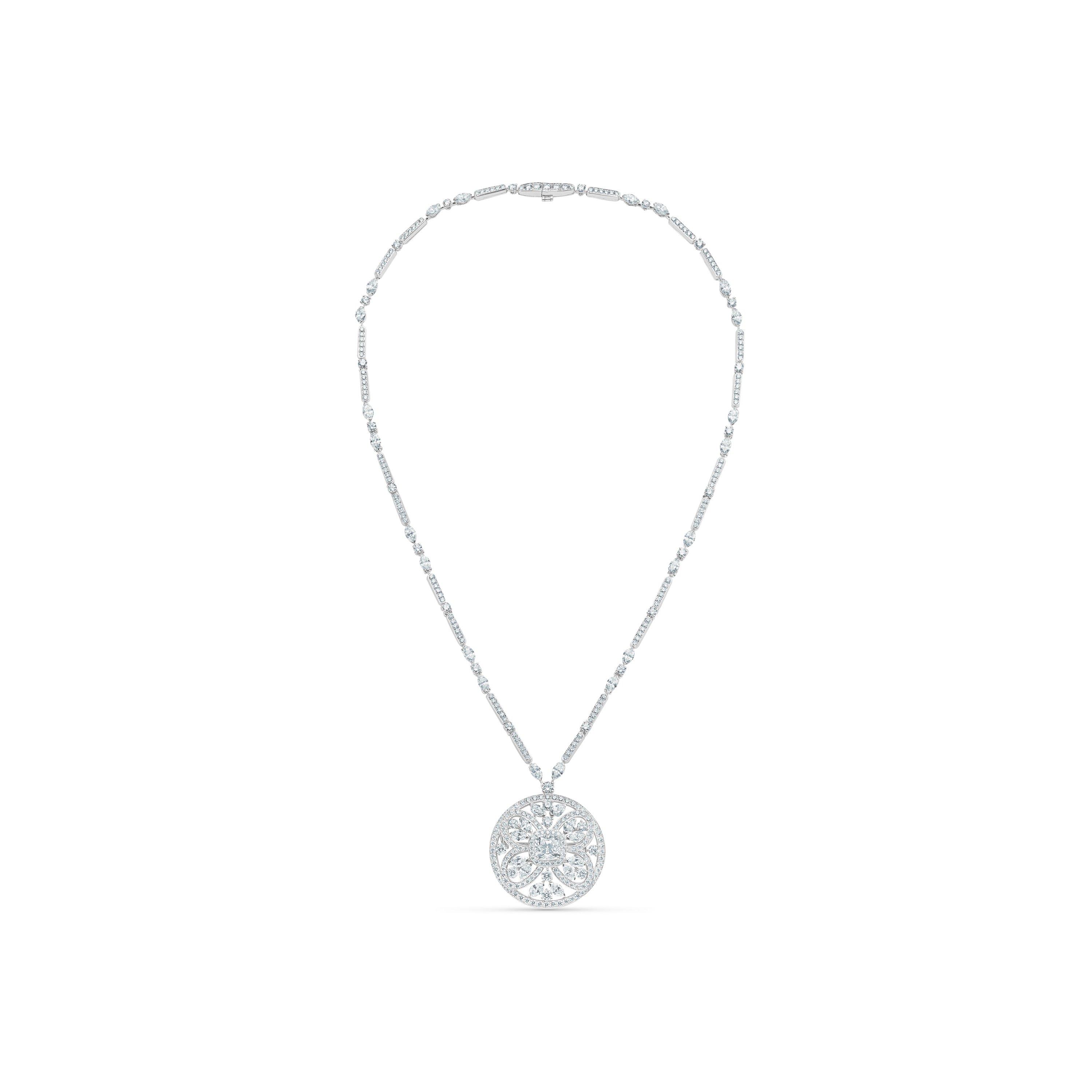 Ellesmere Treasure Bow Medallion 鉆石吊墜項鏈 , image 2