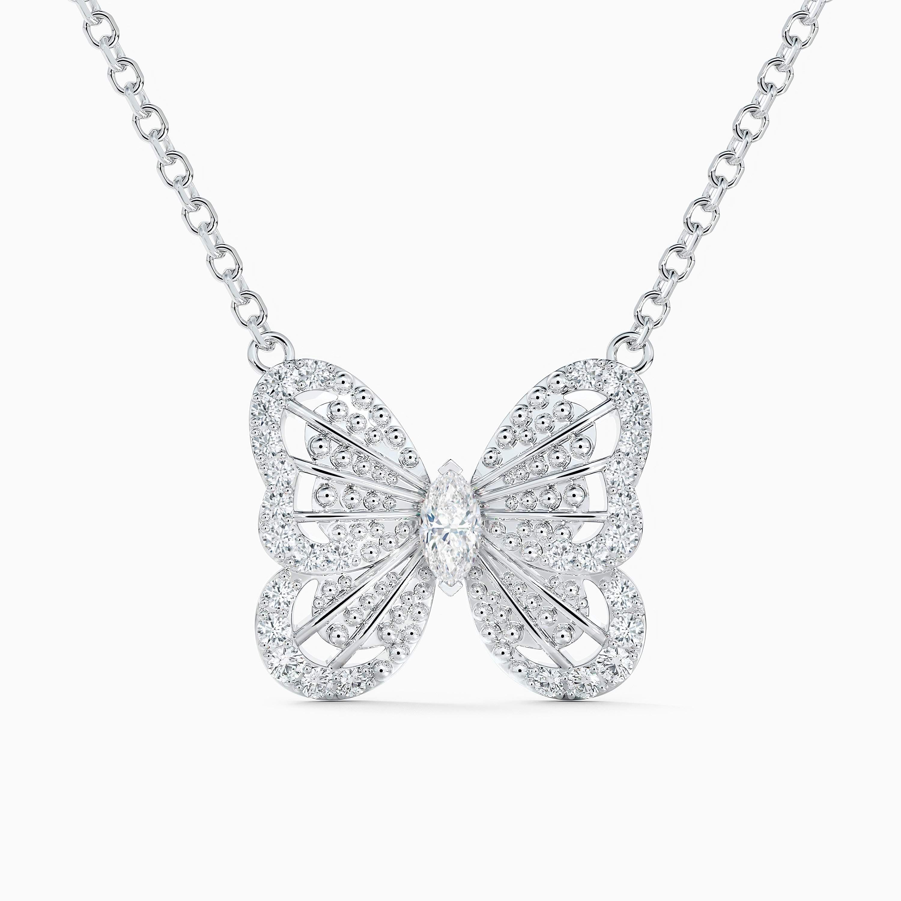 Portraits of Nature butterfly pendant in white gold Portraits of Nature butterfly pendant in white gold, image 1