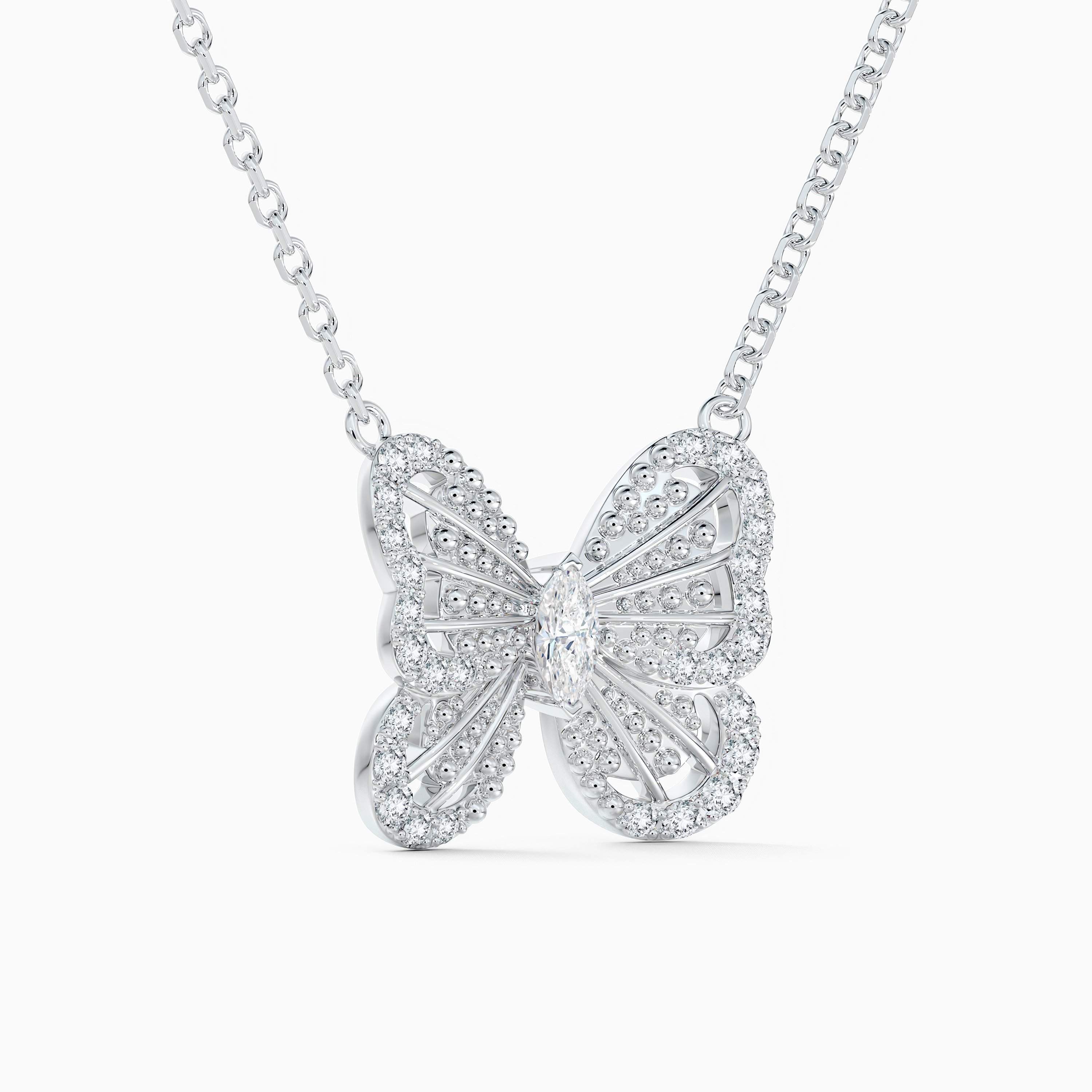 Portraits of Nature butterfly pendant in white gold Portraits of Nature butterfly pendant in white gold, image 4