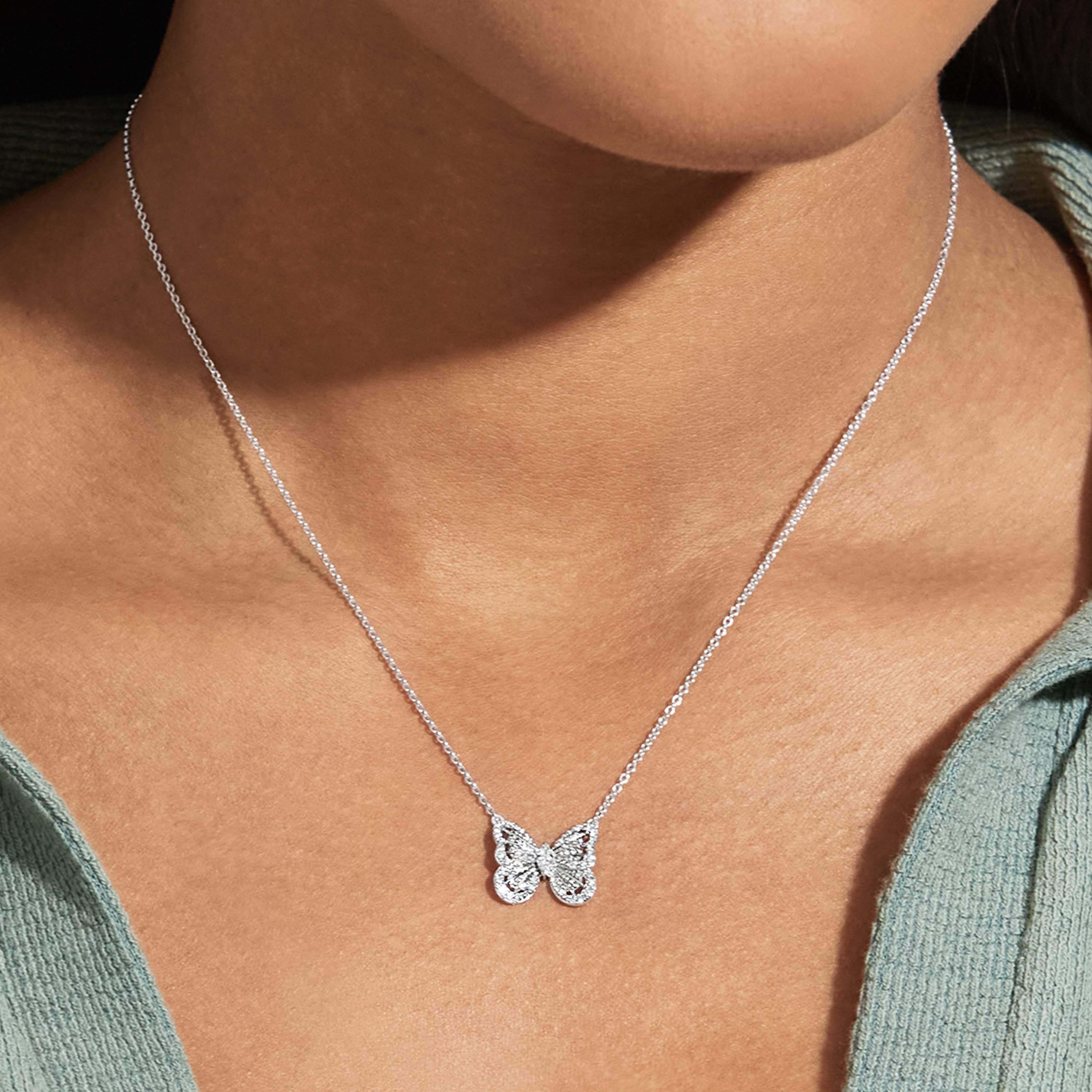 Portraits of Nature butterfly pendant in white gold Portraits of Nature butterfly pendant in white gold, image 3