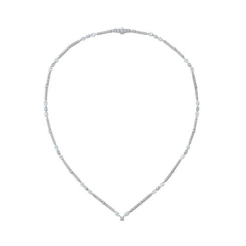 Snow Dance Necklace in white gold | De Beers UK