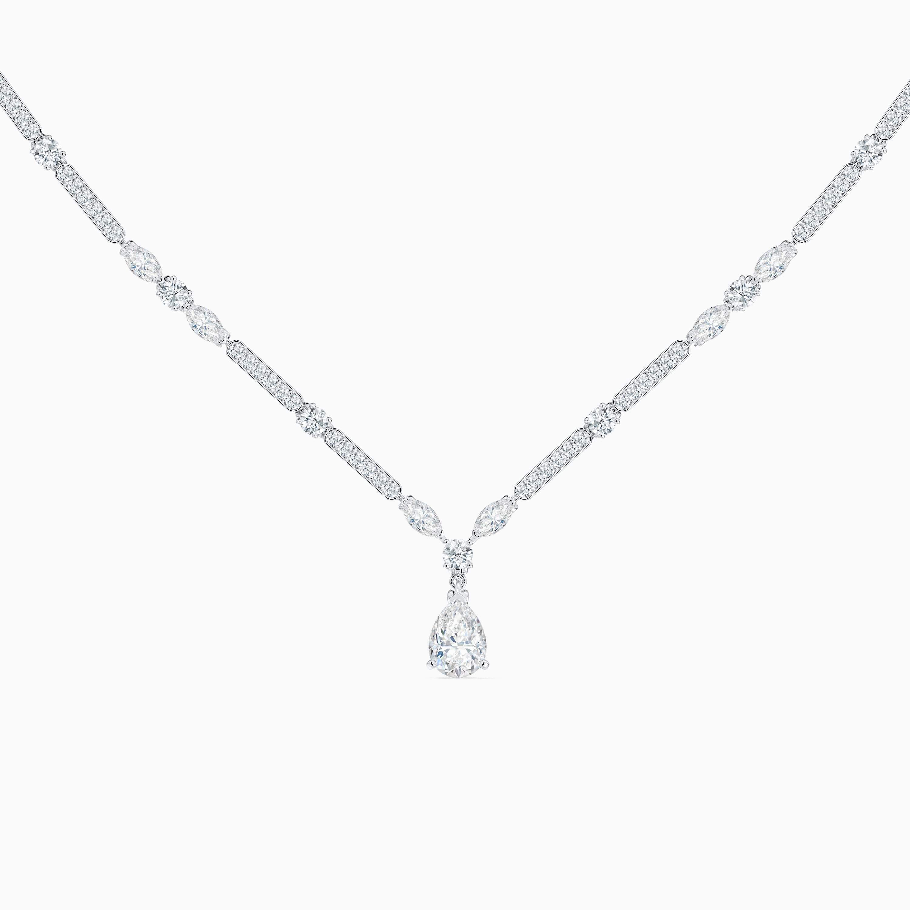Snow Dance Necklace in white gold 44cm Snow Dance Necklace in white gold 44cm, image 4