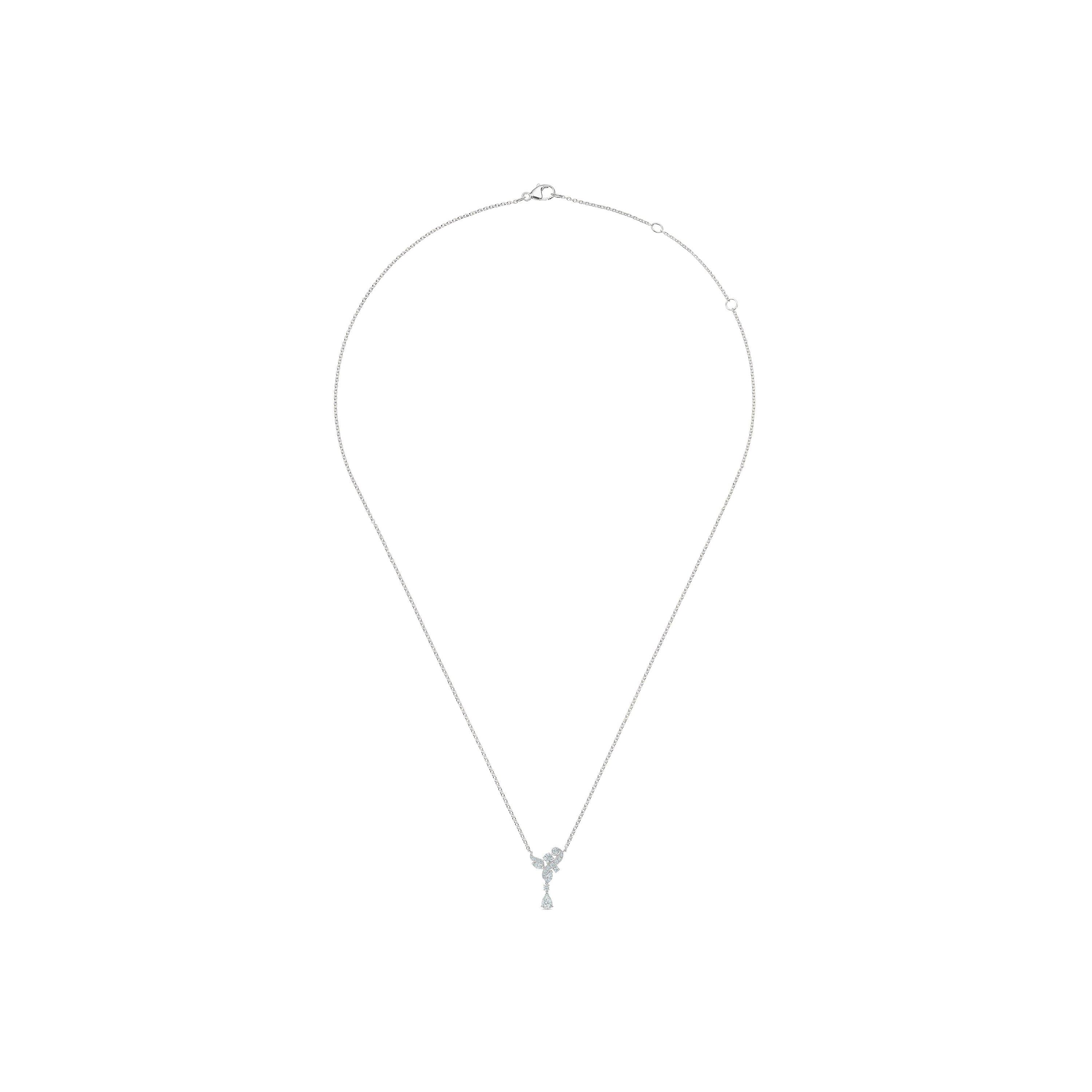 Adonis Rose 白金鉆石項鏈, image 2