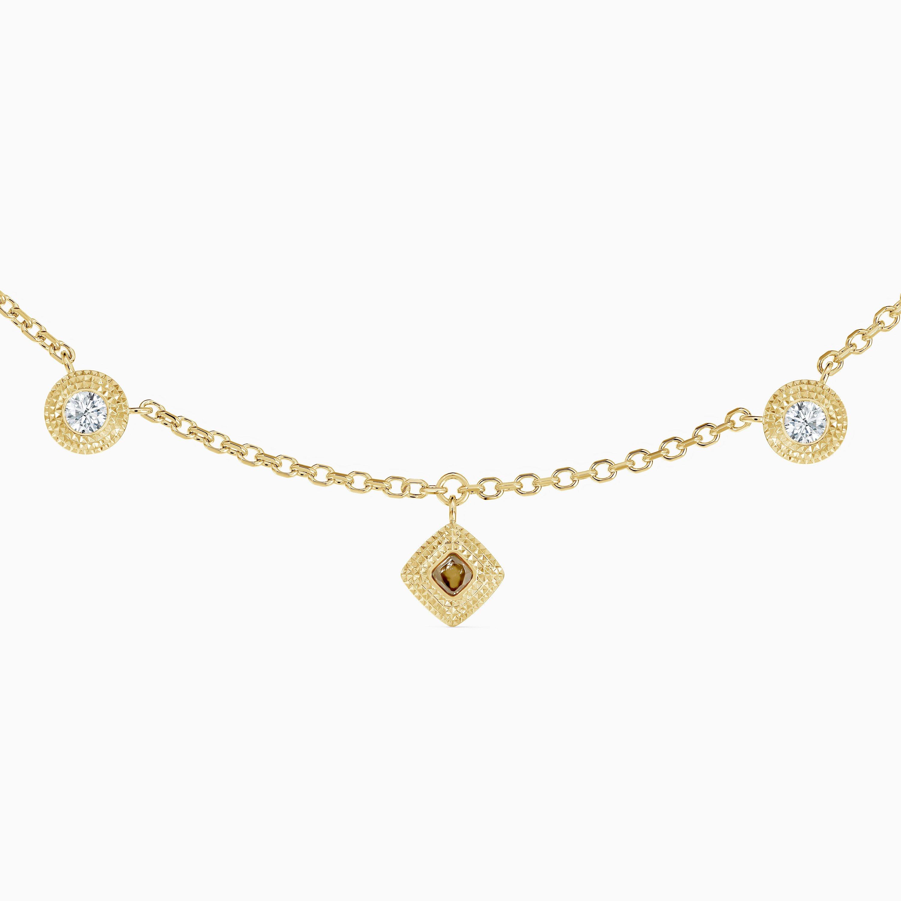 Talisman Charm Necklace in Yellow Gold, image 1