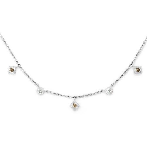 Debeers Talisman Charm Necklace In Metallic