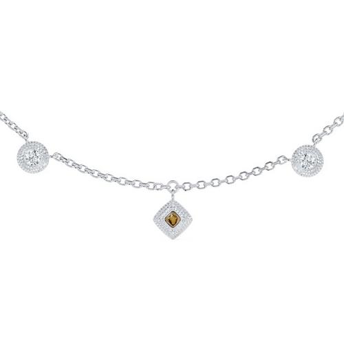 De Beers Talisman Charm Bracelet in White Gold