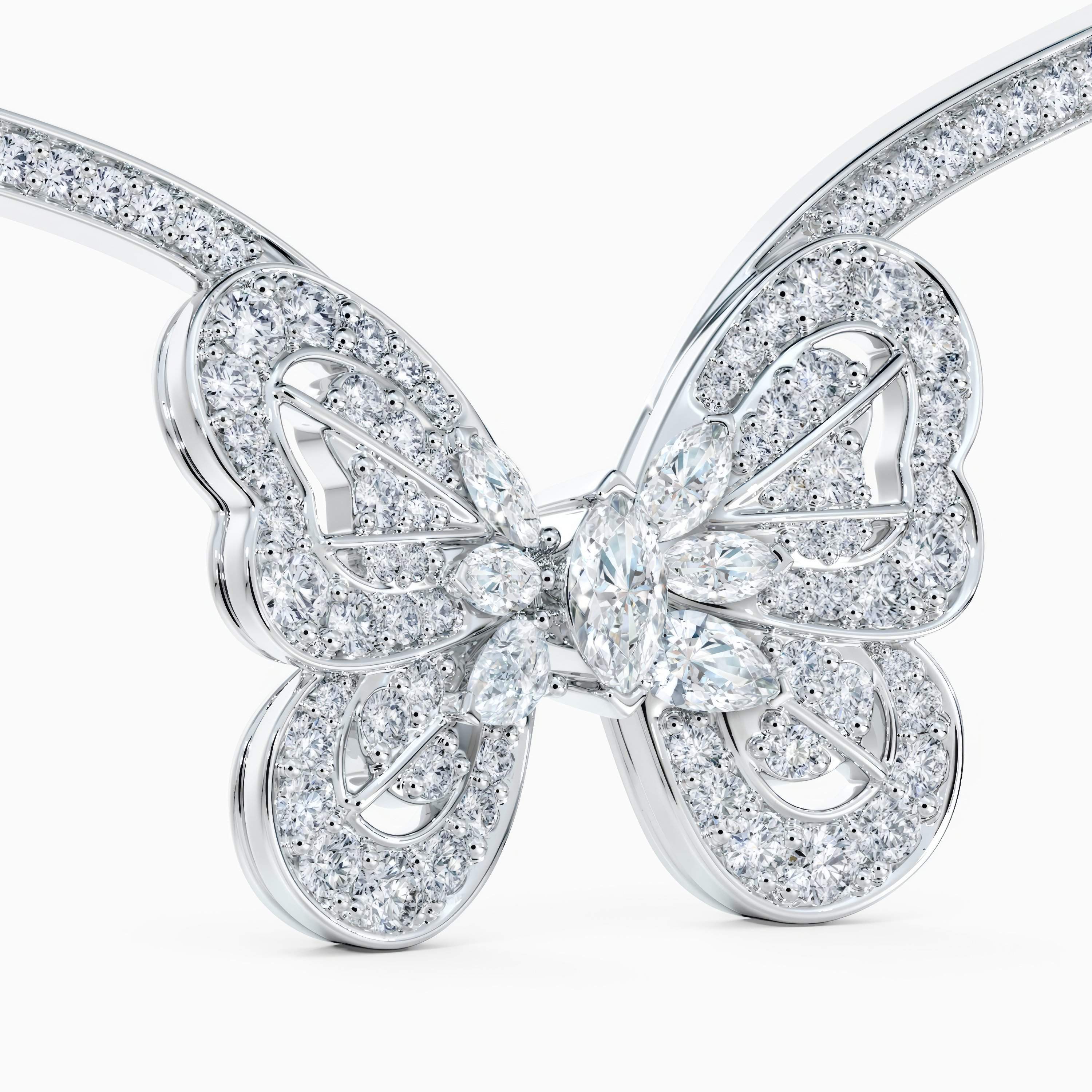 Collier Portraits of Nature Butterfly en Or Blanc Collier Portraits of Nature Butterfly en Or Blanc, image 2