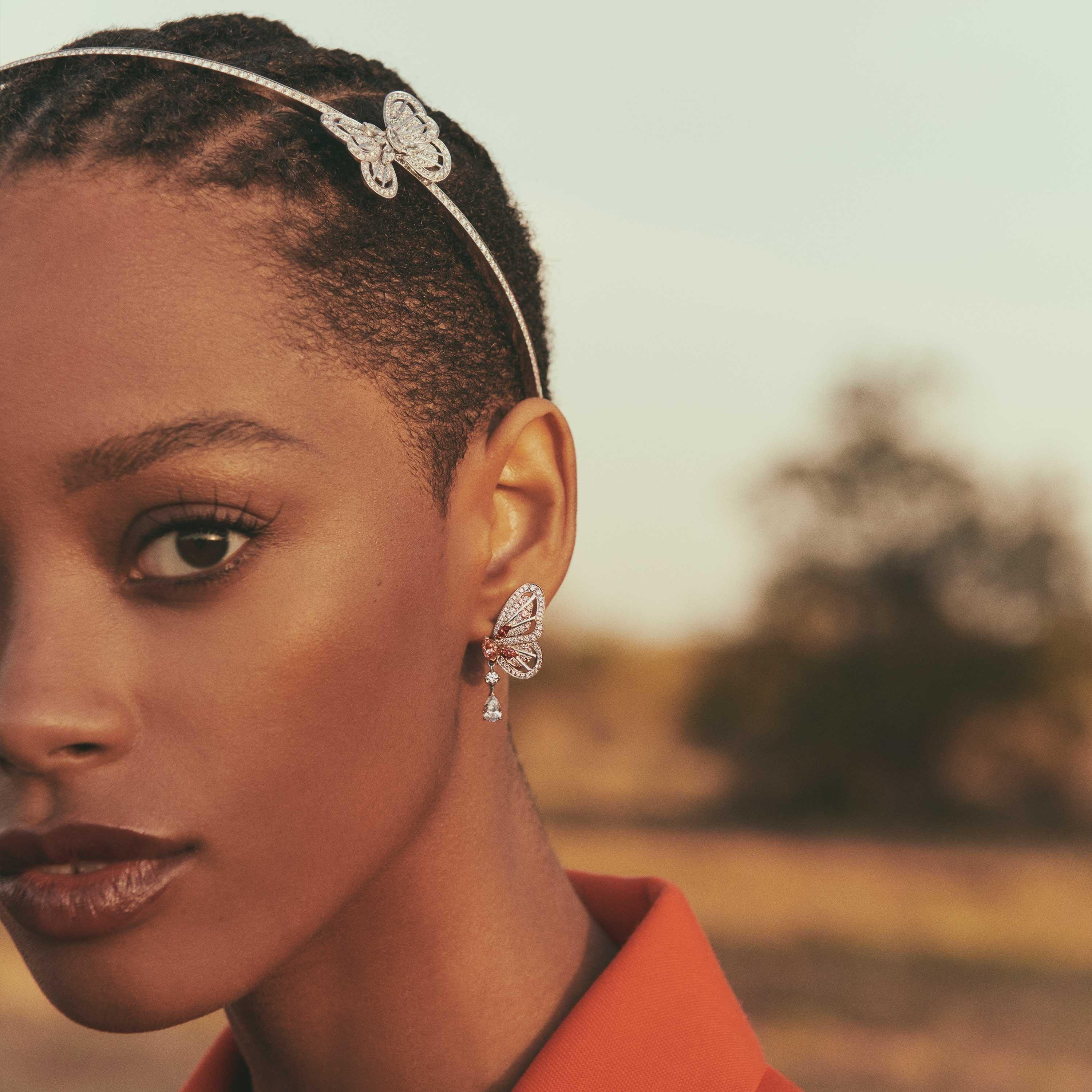 Portraits of Nature butterfly 白金鉆石頭飾, image 2