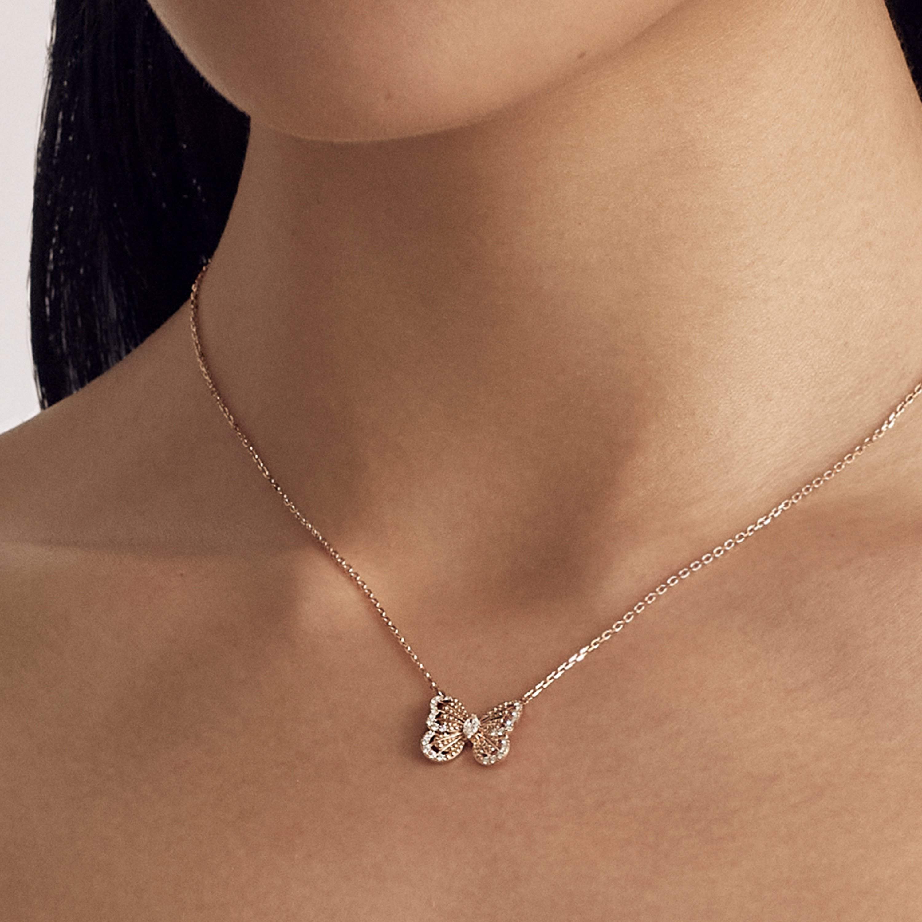 Pendentif Portraits of Nature butterfly en or rose Pendentif Portraits of Nature butterfly en or rose, image 3
