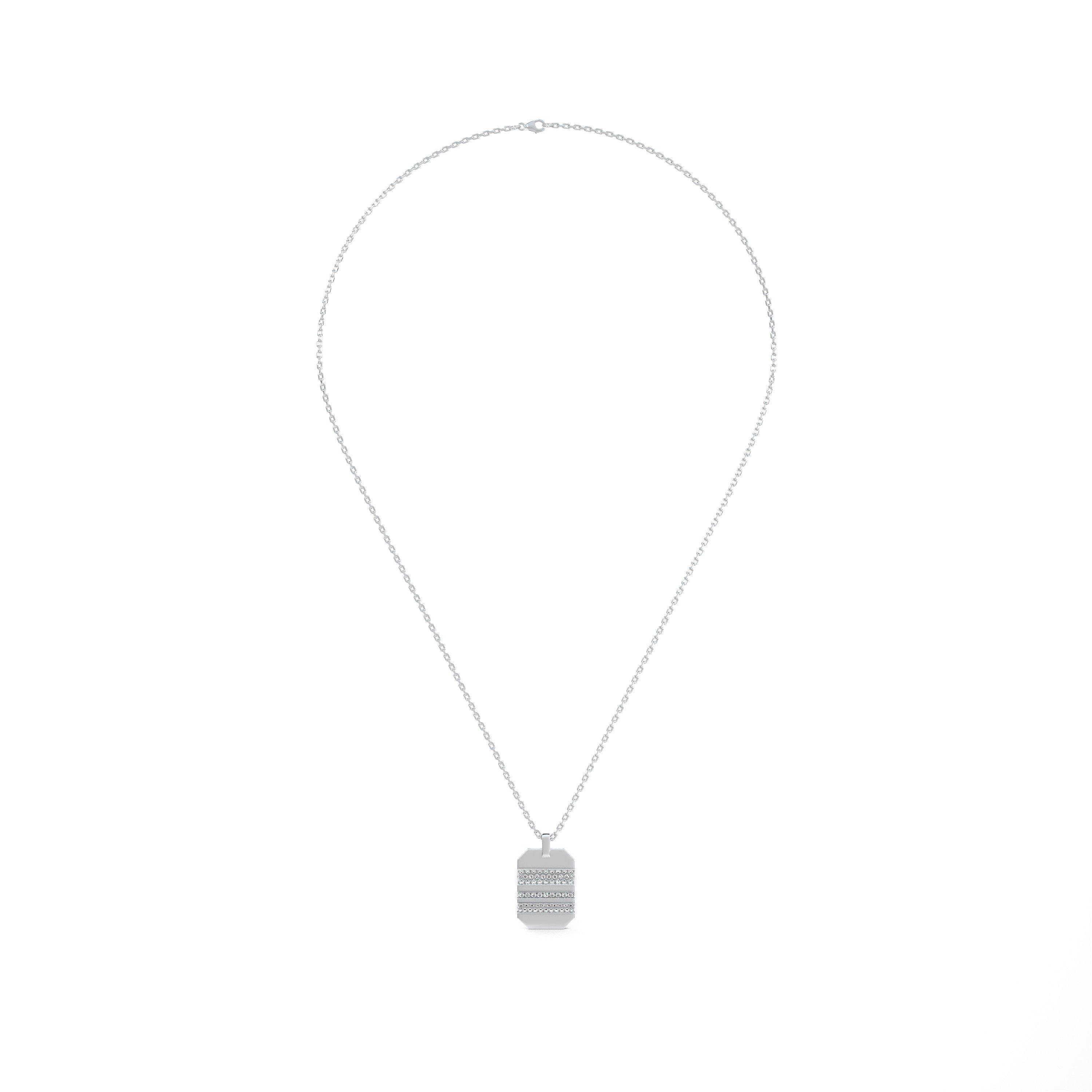 Pendentif De Beers RVL en or blanc