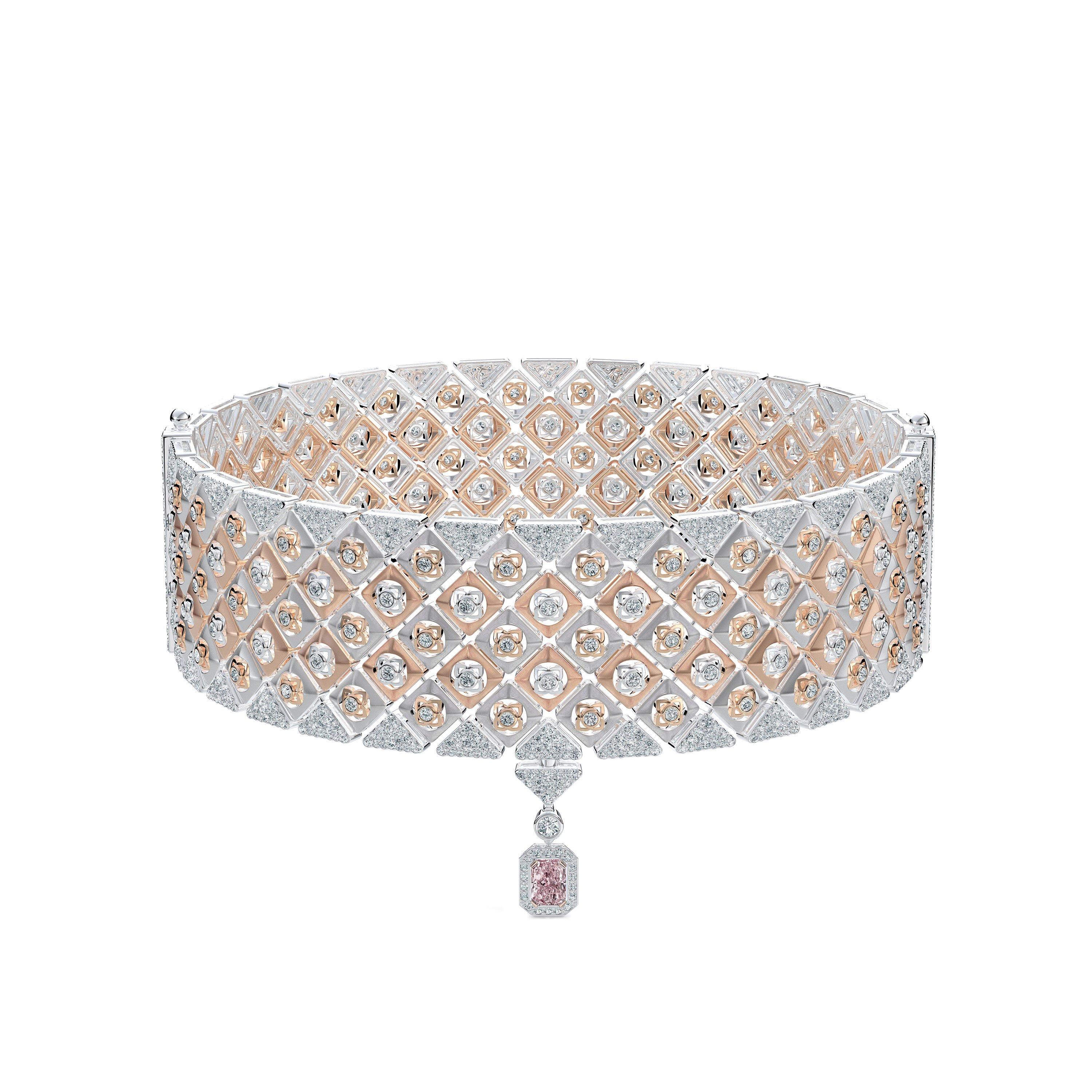 Collier My Blooming Strass S00 - Bijoux de luxe