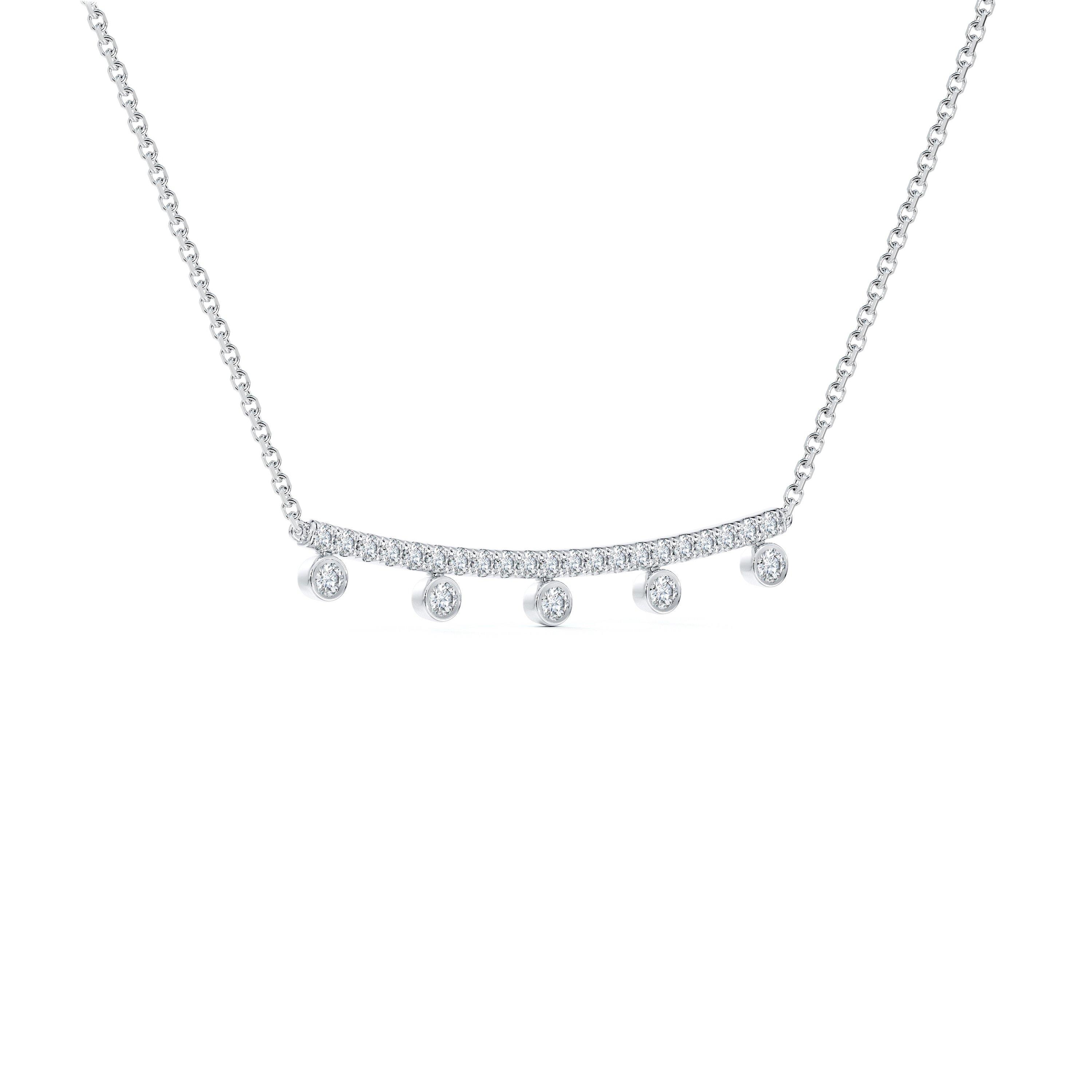 Dewdrop Chain 白金鉆石項鏈, image 3