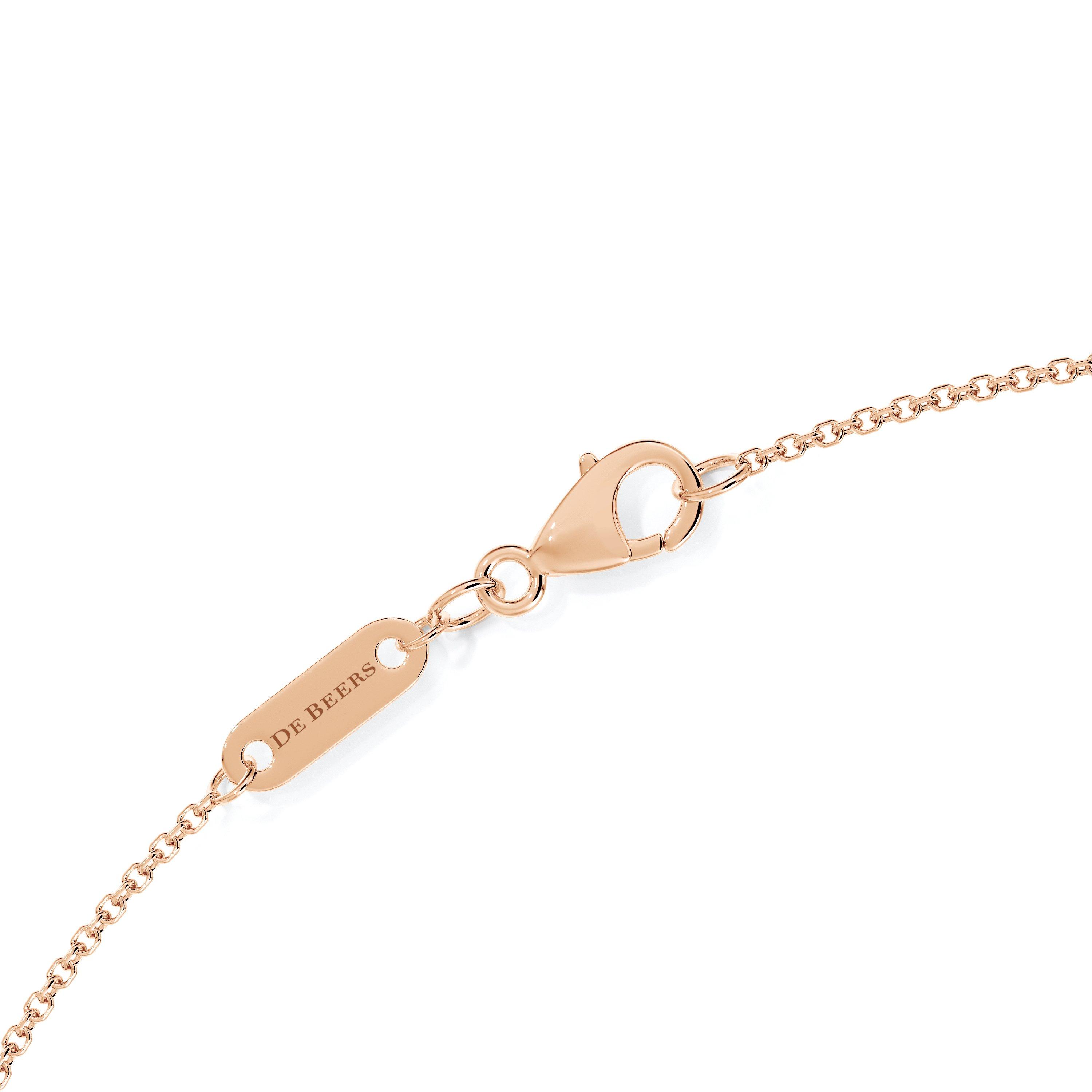 De Beers RVL 玫瑰金項鏈, image 3