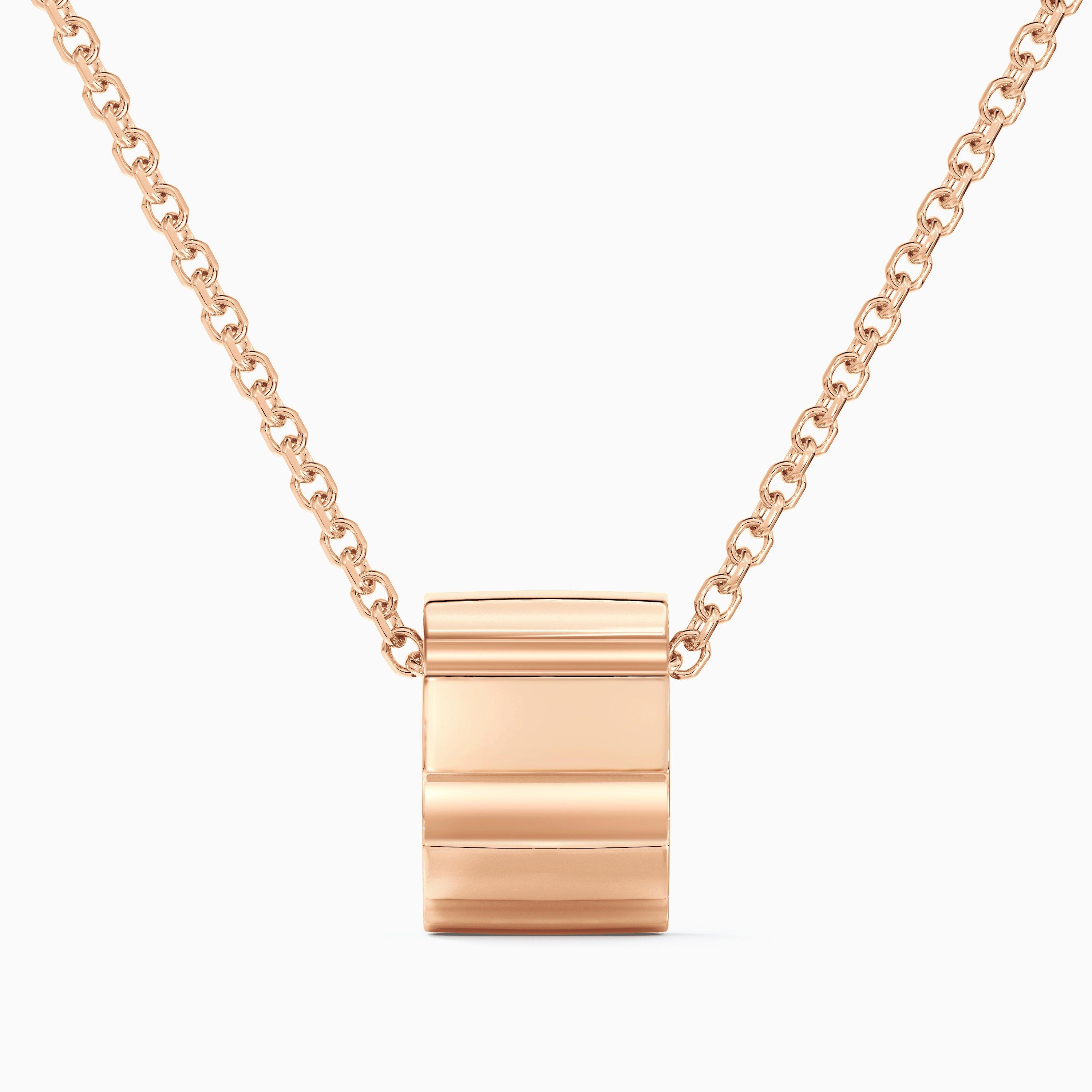 De Beers RVL Pendant in Rose Gold, image 1