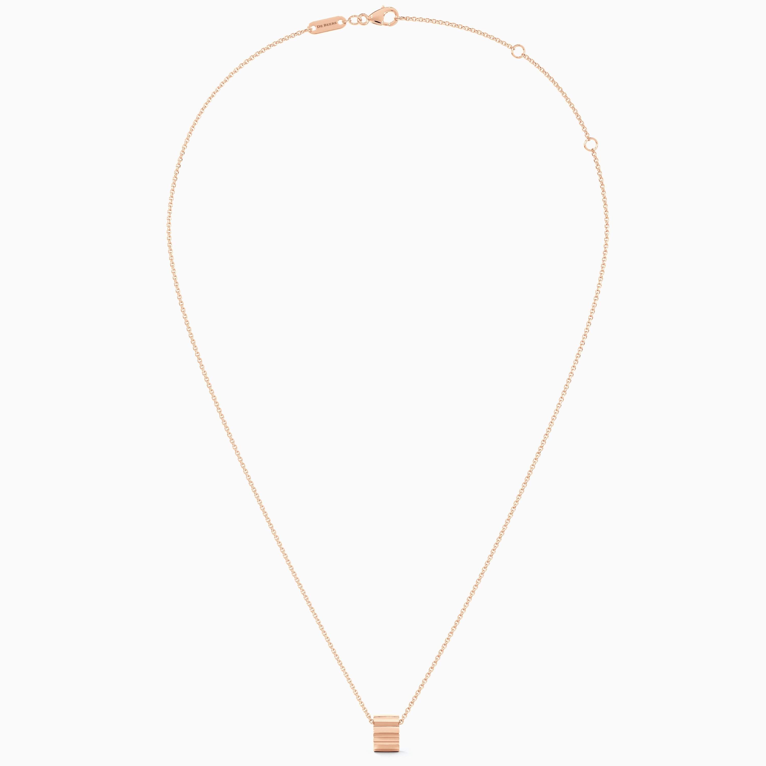 De Beers RVL Pendant in Rose Gold De Beers RVL Pendant in Rose Gold, image 5