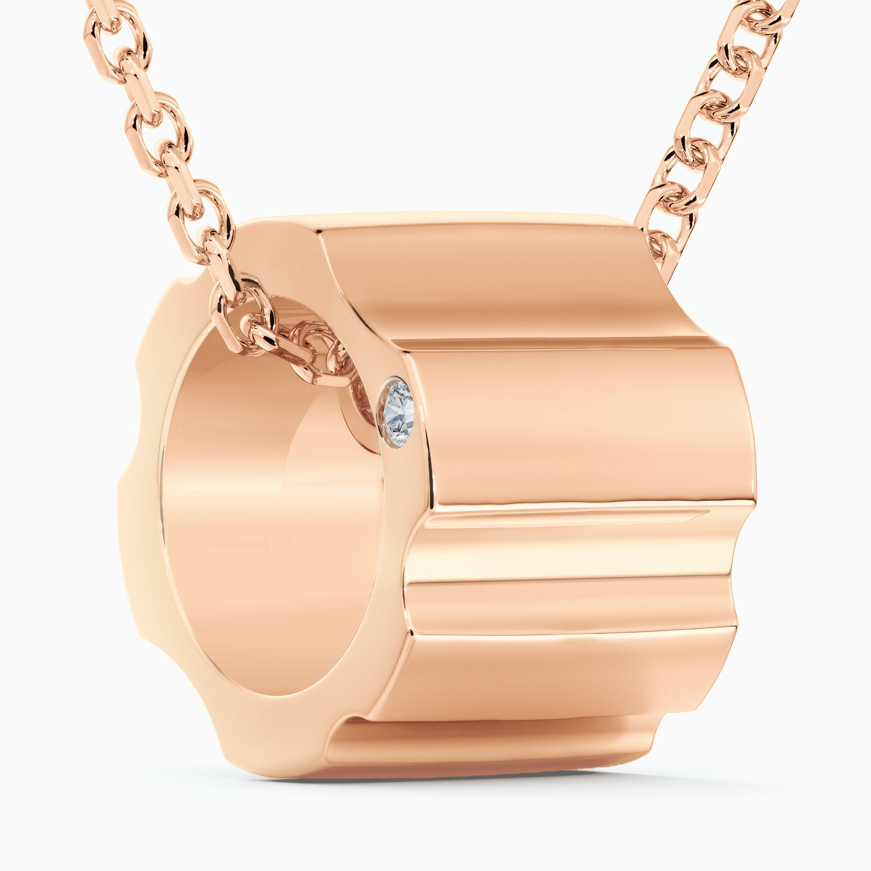 De Beers RVL Pendant in Rose Gold, image 2