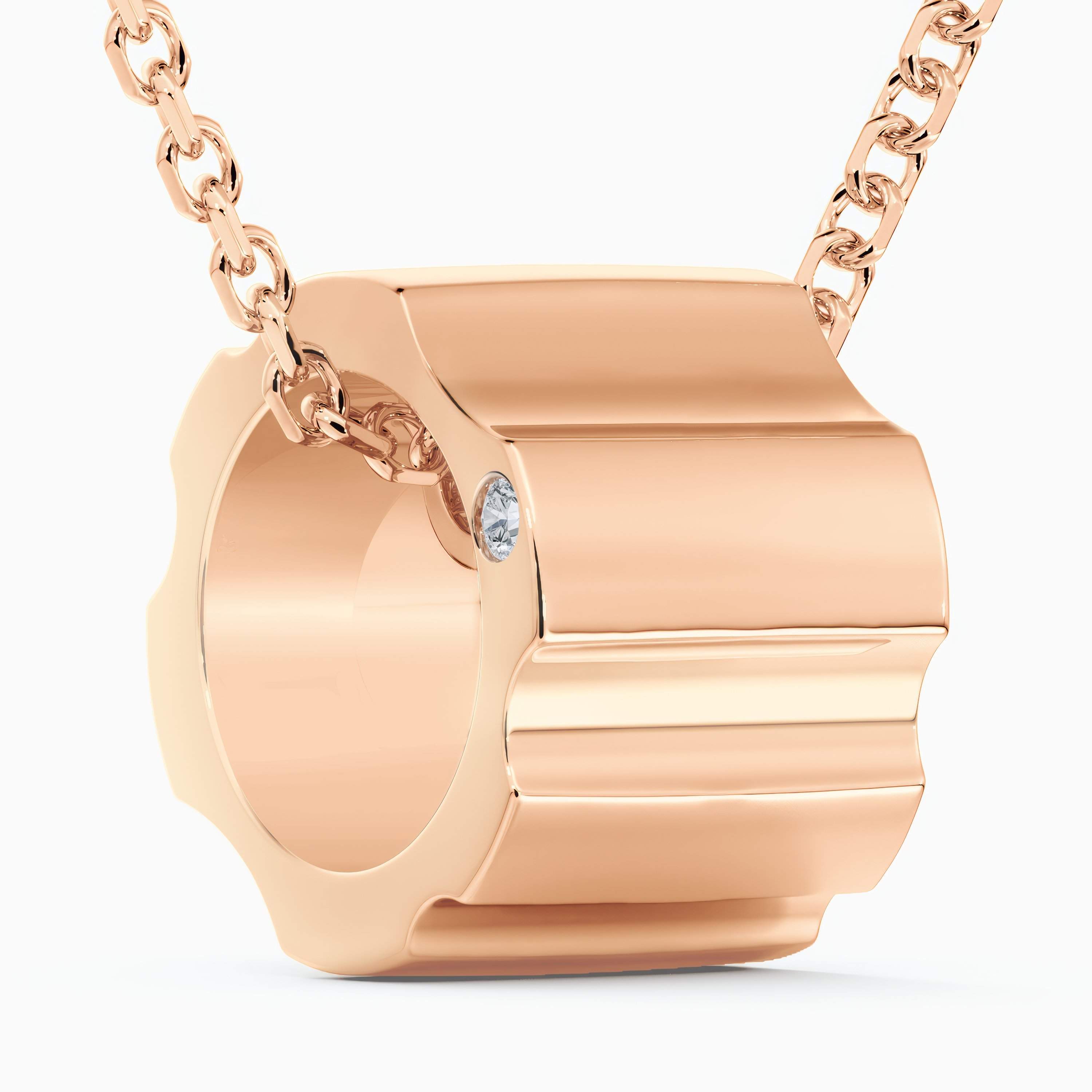 De Beers RVL Pendant in Rose Gold De Beers RVL Pendant in Rose Gold, image 2