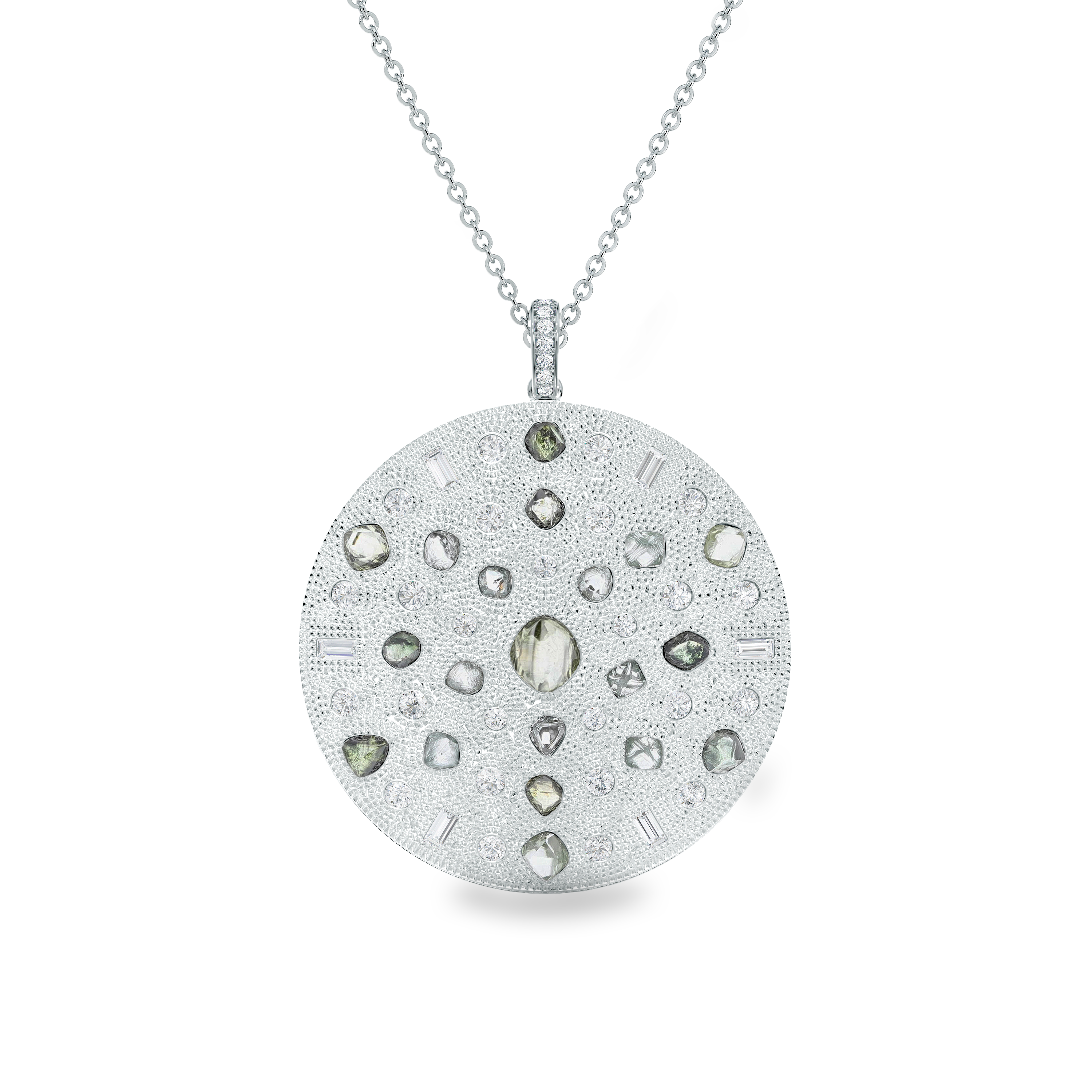 Talisman Cocktail Medallion in white gold Talisman Cocktail Medallion in white gold, image 1