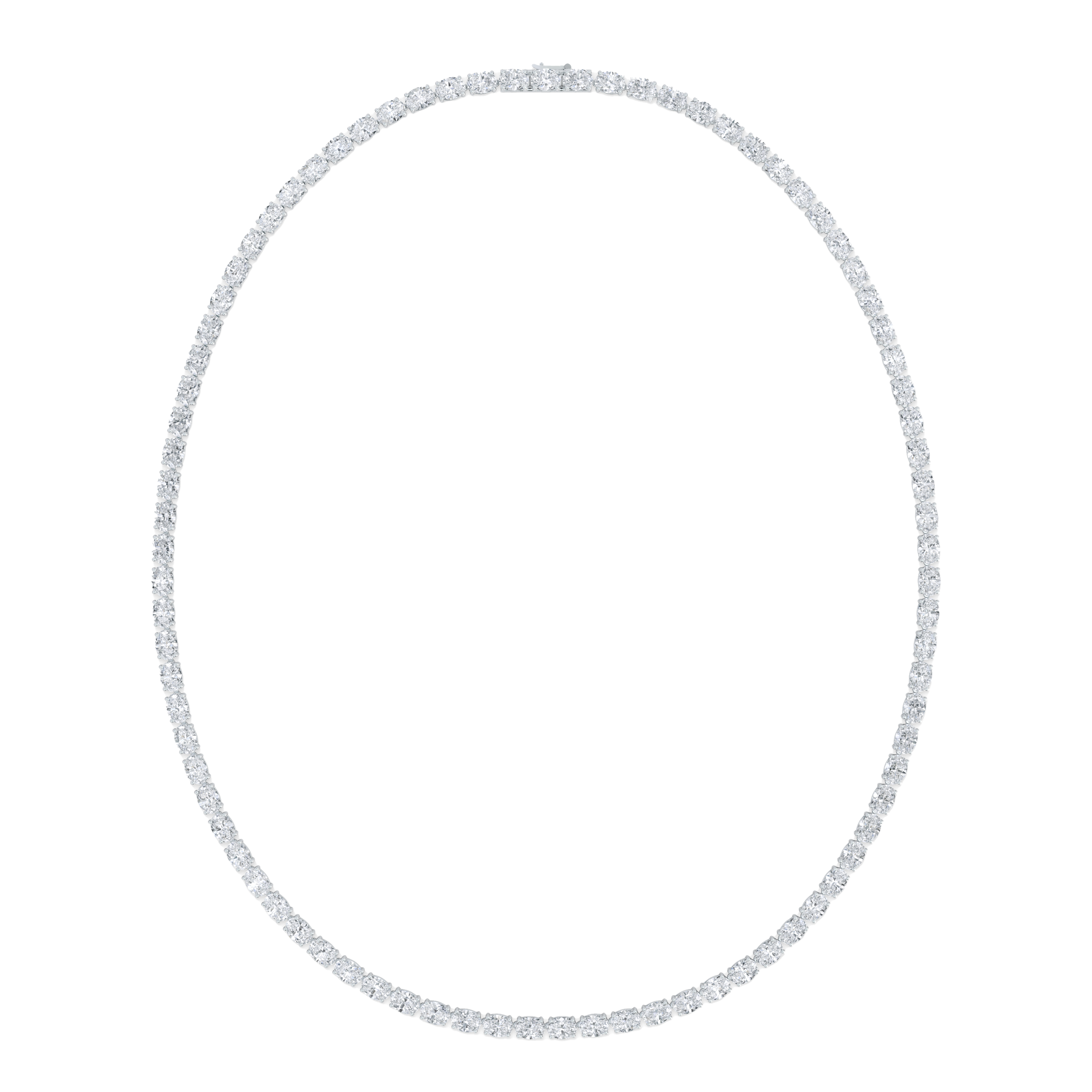 Collier DB Classic Eternity diamants taille ovale, image 1