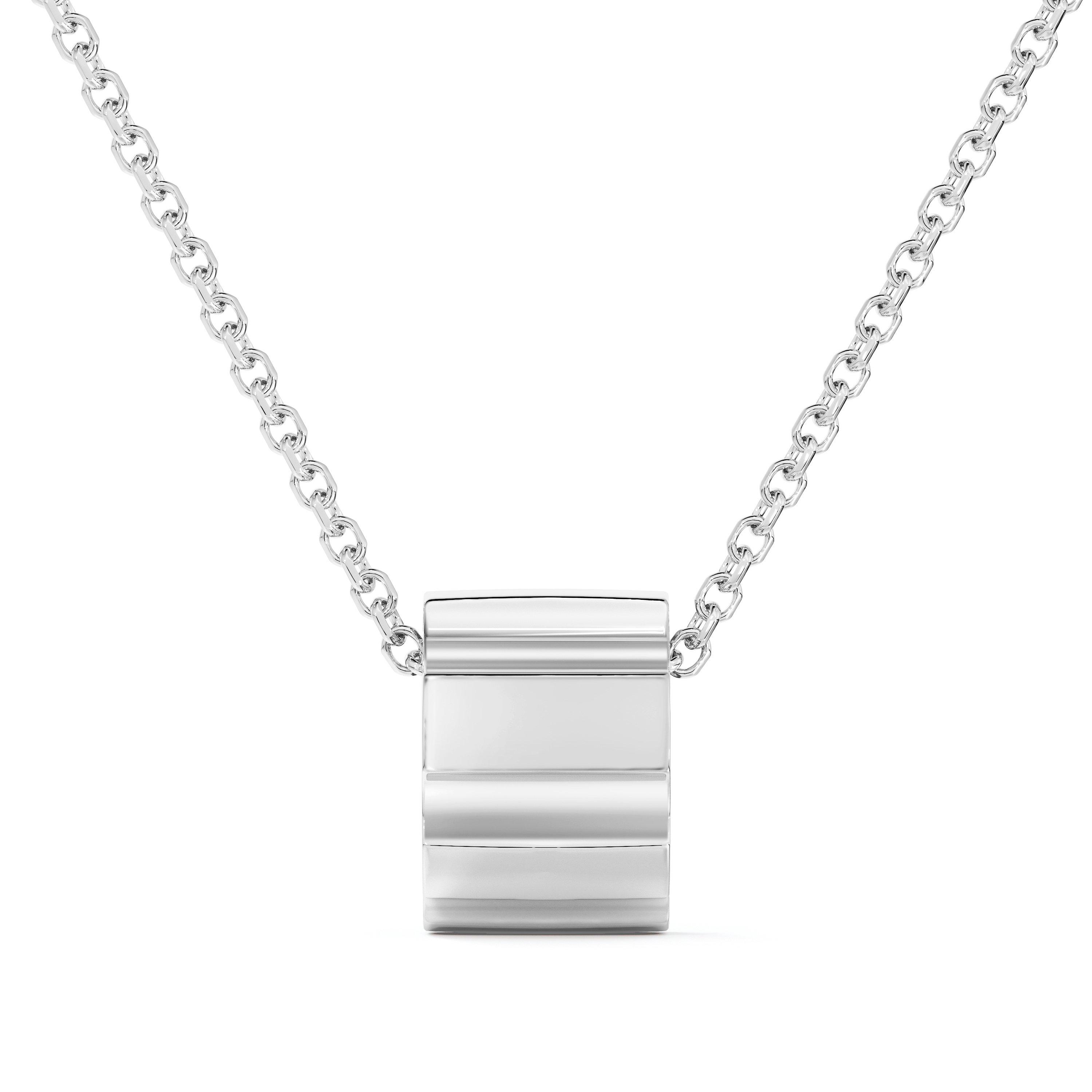 De Beers RVL Pendant in White Gold, image 1