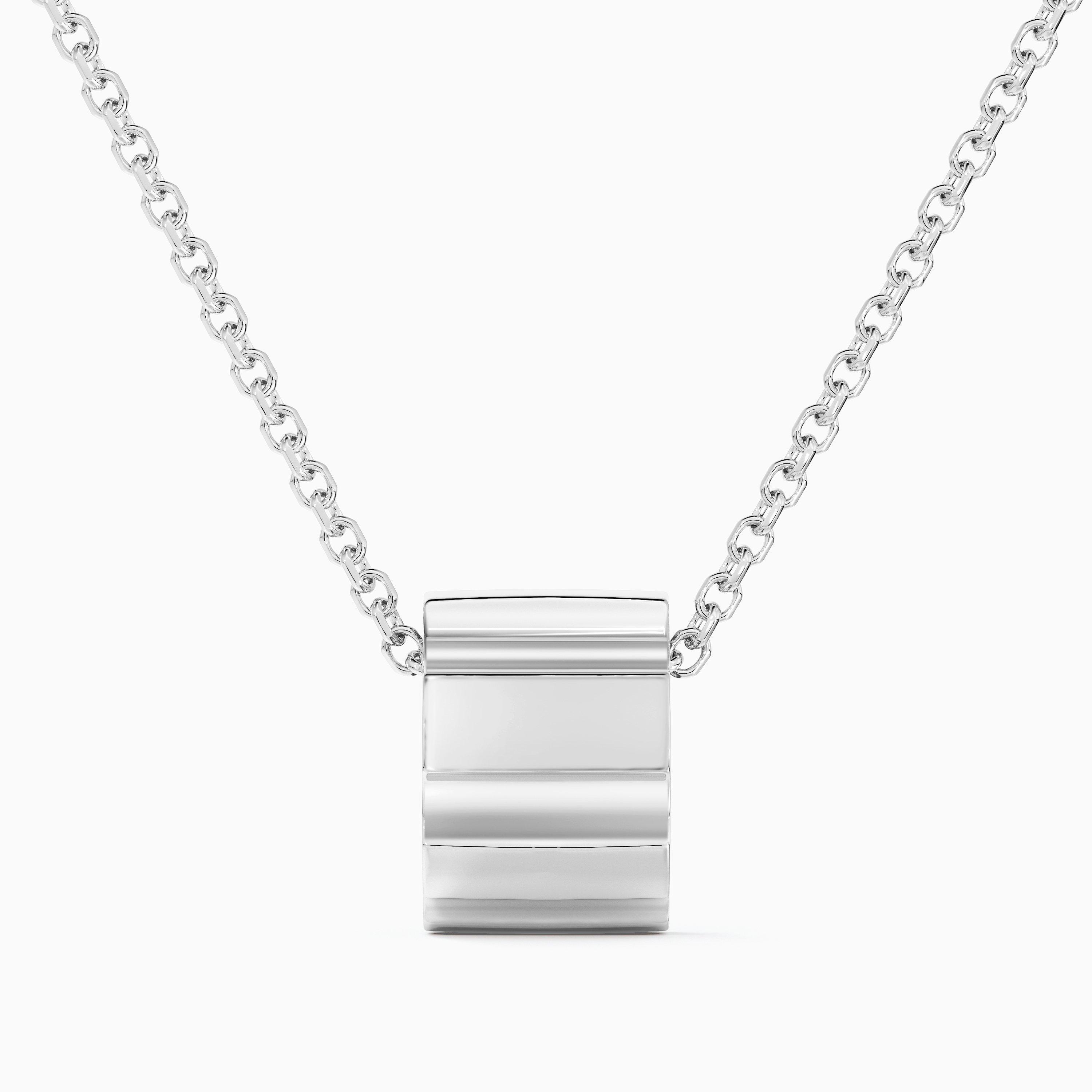 De Beers RVL Pendant in White Gold, image 1