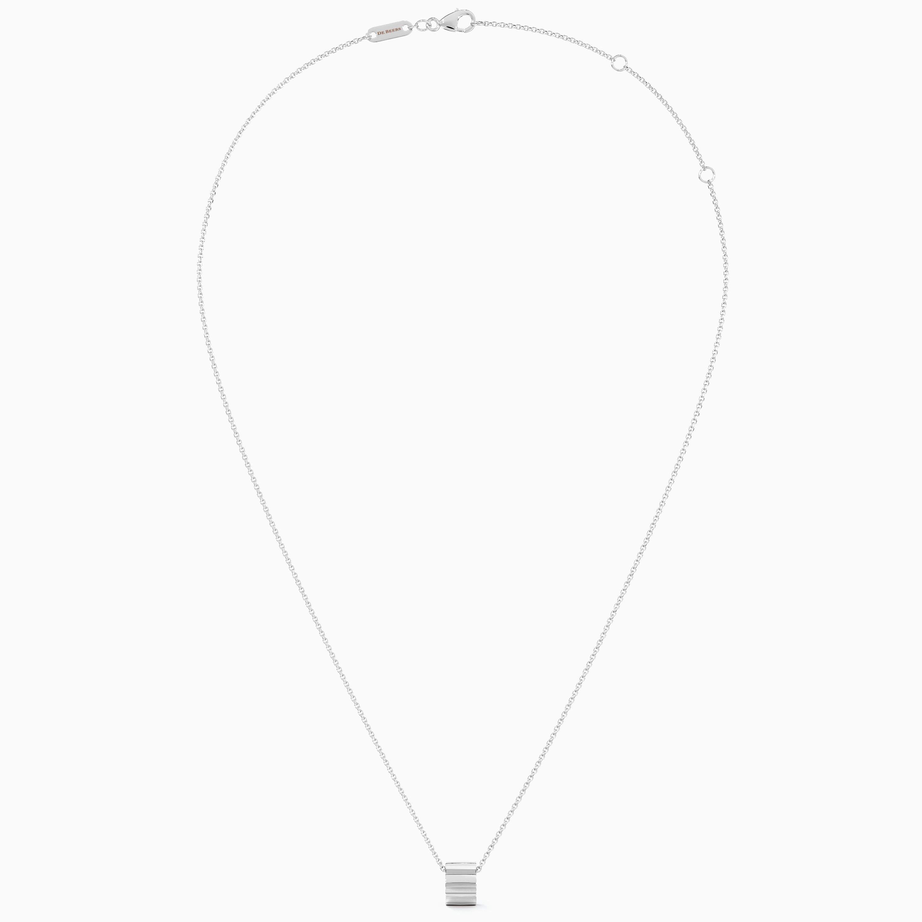 De Beers RVL Pendant in White Gold De Beers RVL Pendant in White Gold, image 5