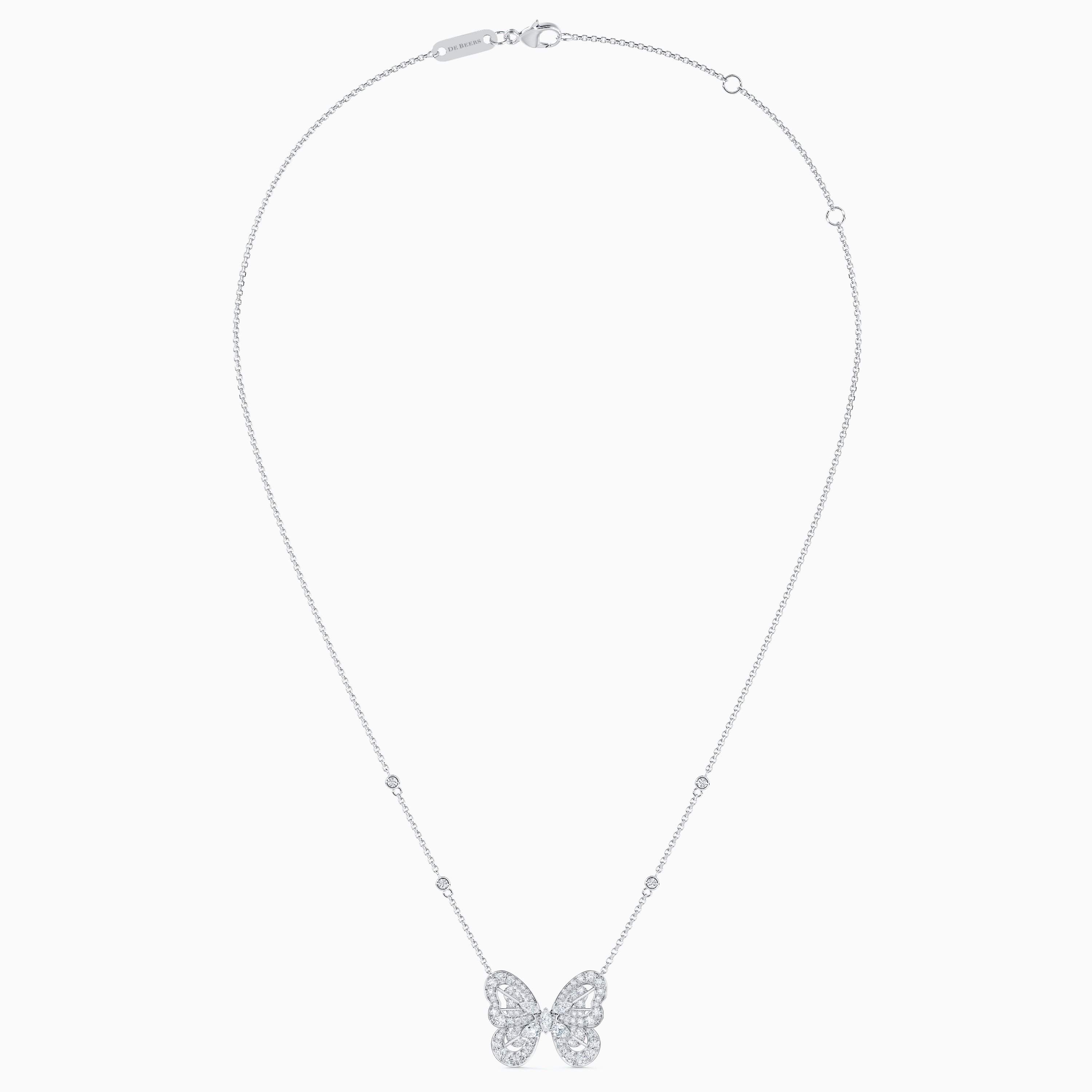 Portraits of Nature Butterfly Pendant in White Gold Portraits of Nature Butterfly Pendant in White Gold, image 5