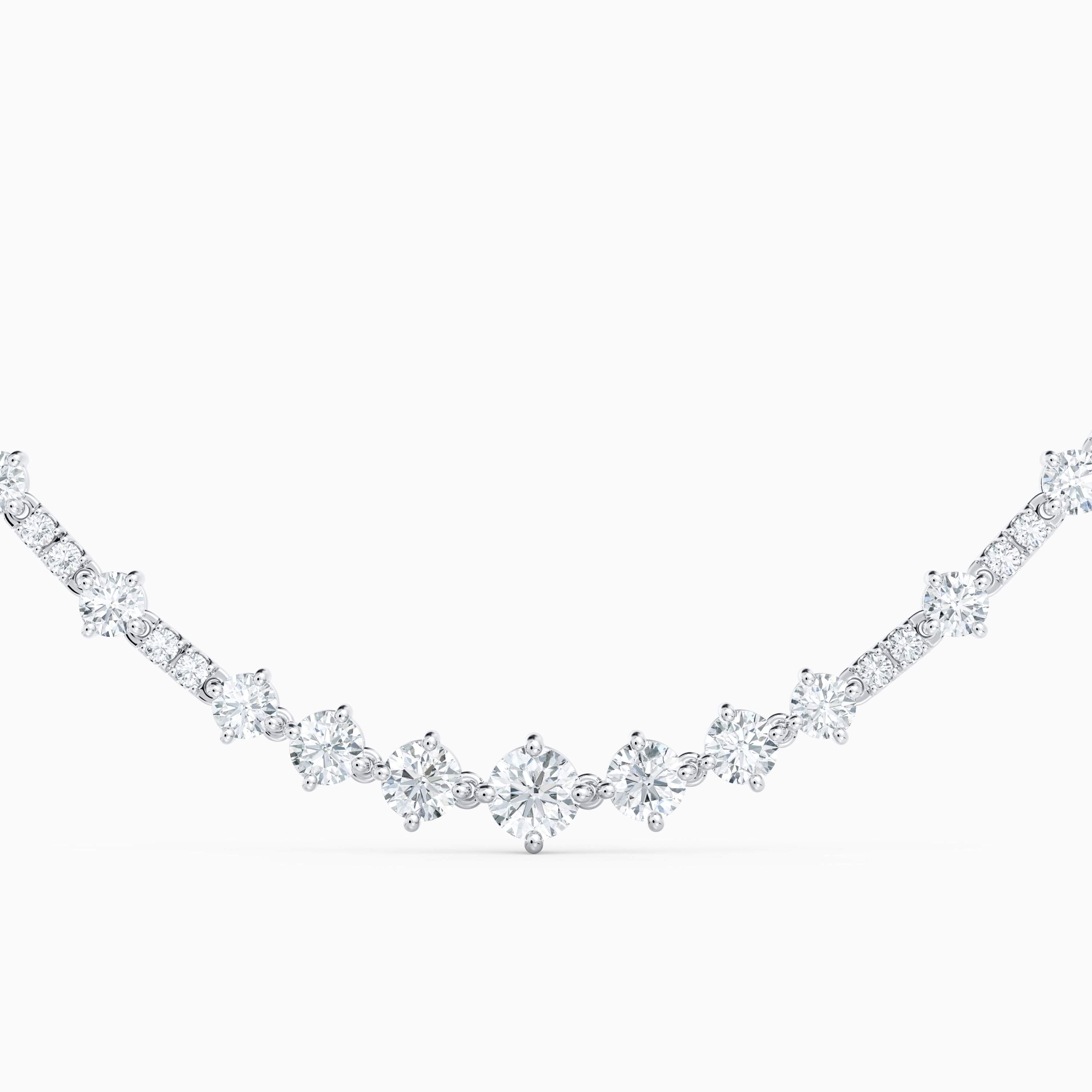 Arpeggia Line Necklace in White Gold Arpeggia Line Necklace in White Gold, image 1