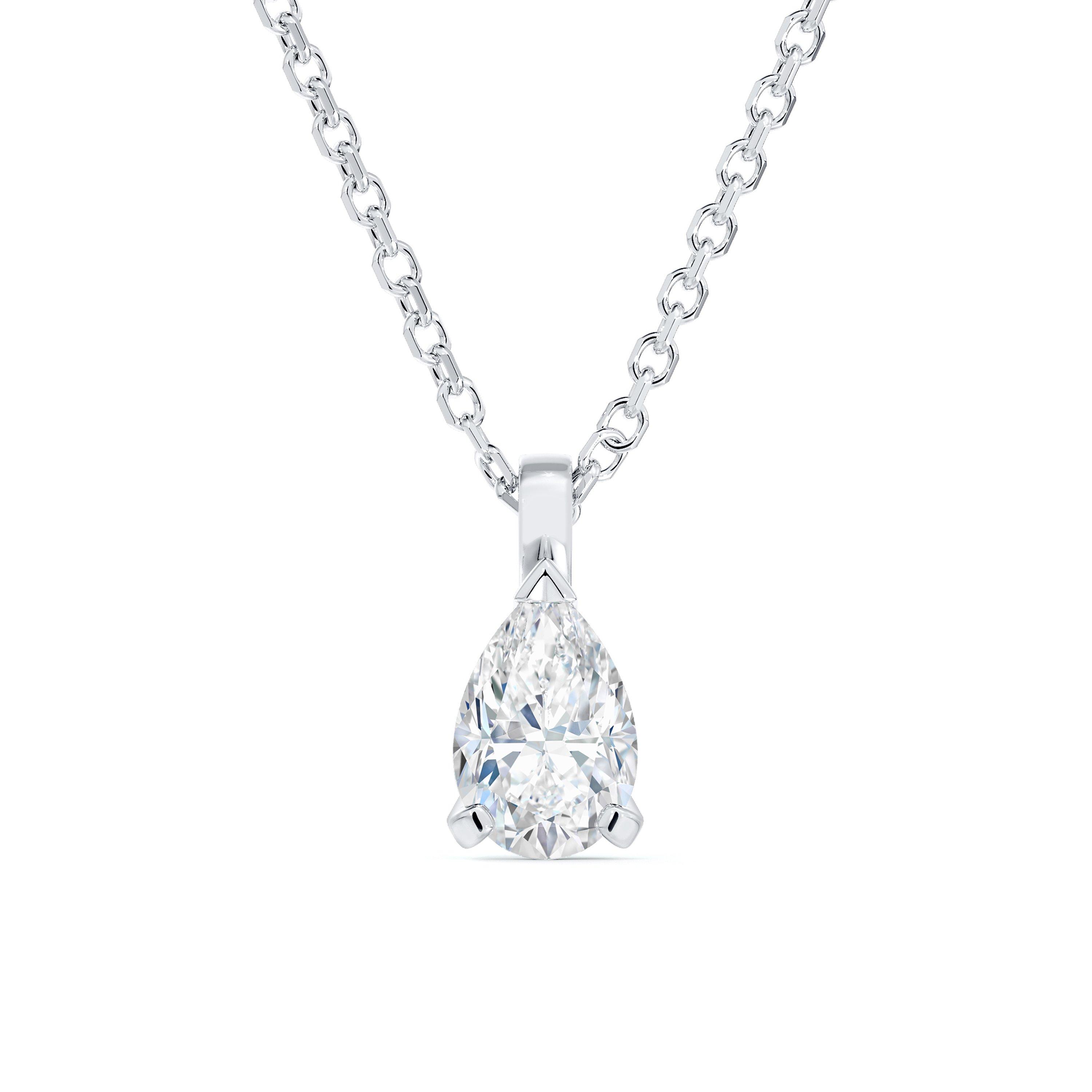 DB Classic Pear-shaped Diamond Pendant