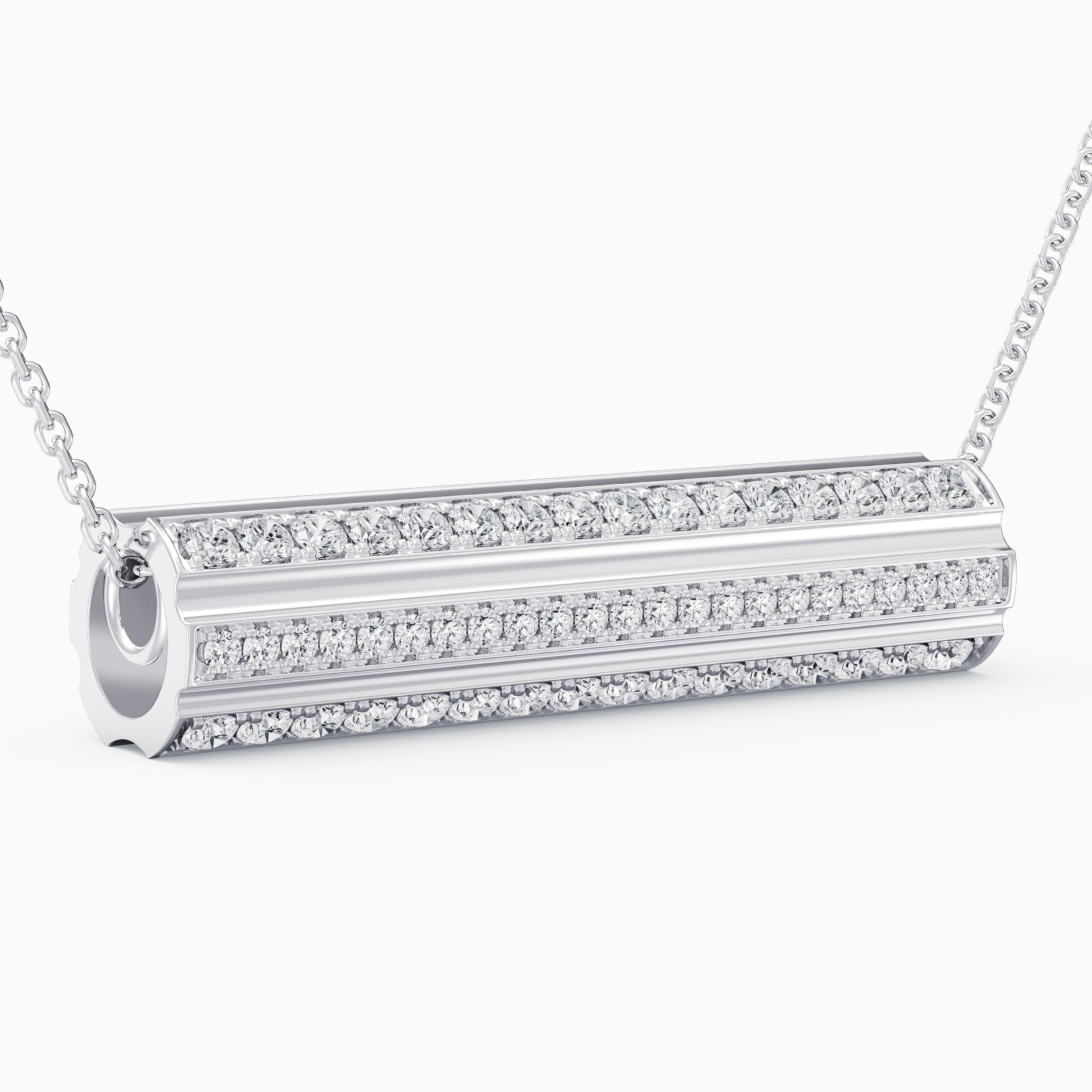 De Beers RVL Pendant in White Gold with Diamonds, image 2