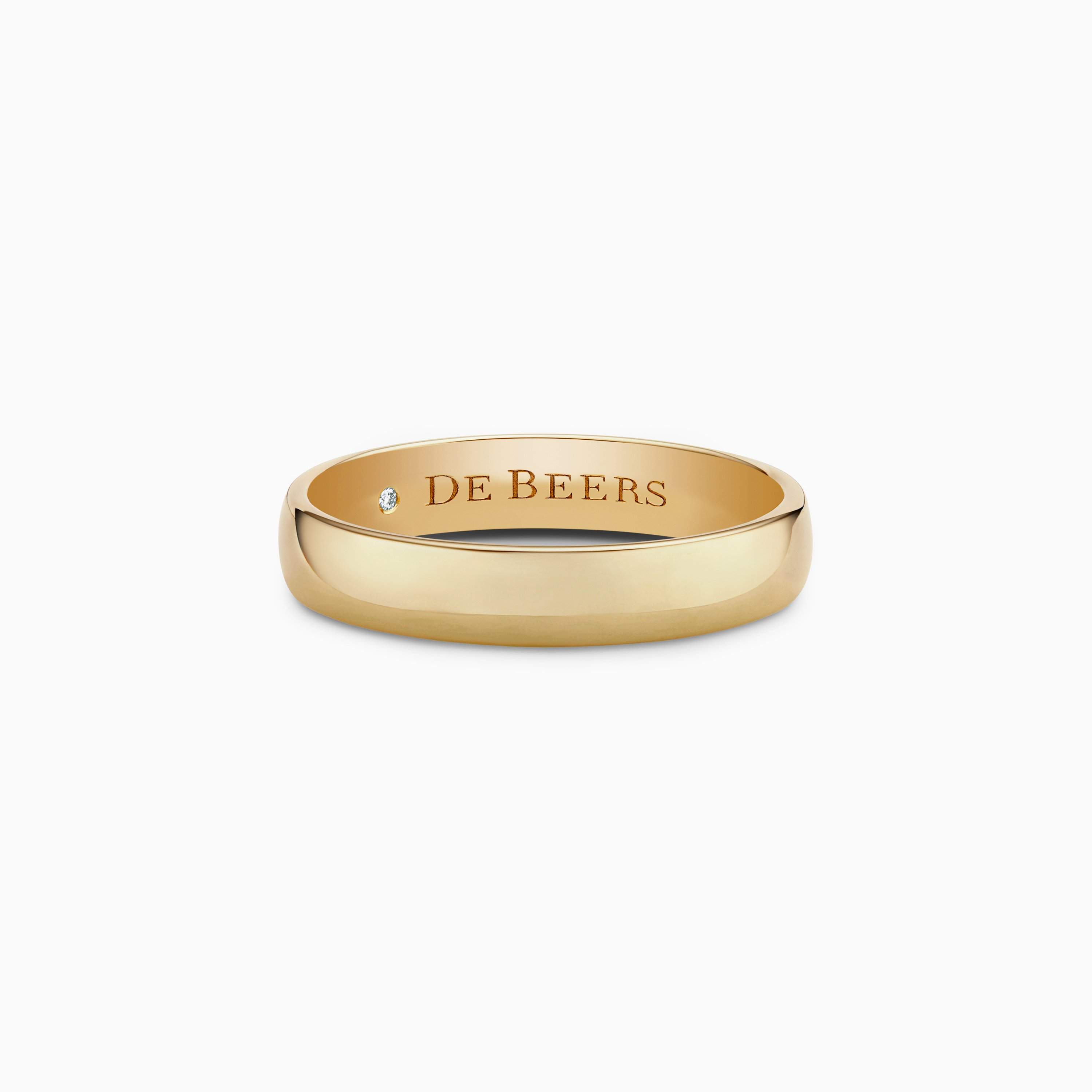 Wide Court band in yellow gold Wide Court band in yellow gold, image 1