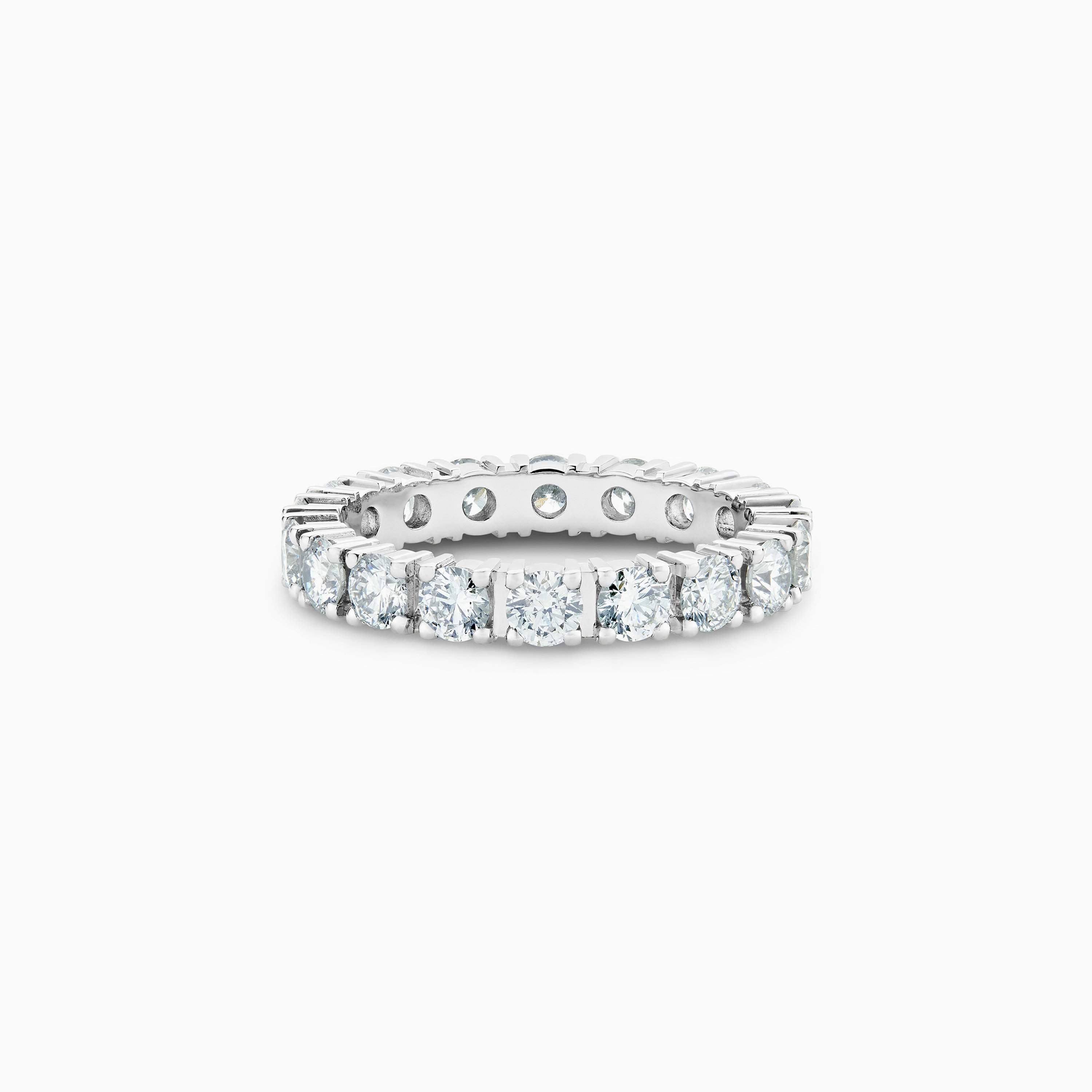 DB Classic Eternity 鉑金圓形鑽石全鑲戒指 (3mm) DB Classic Eternity 鉑金圓形鑽石全鑲戒指 (3mm), image 1