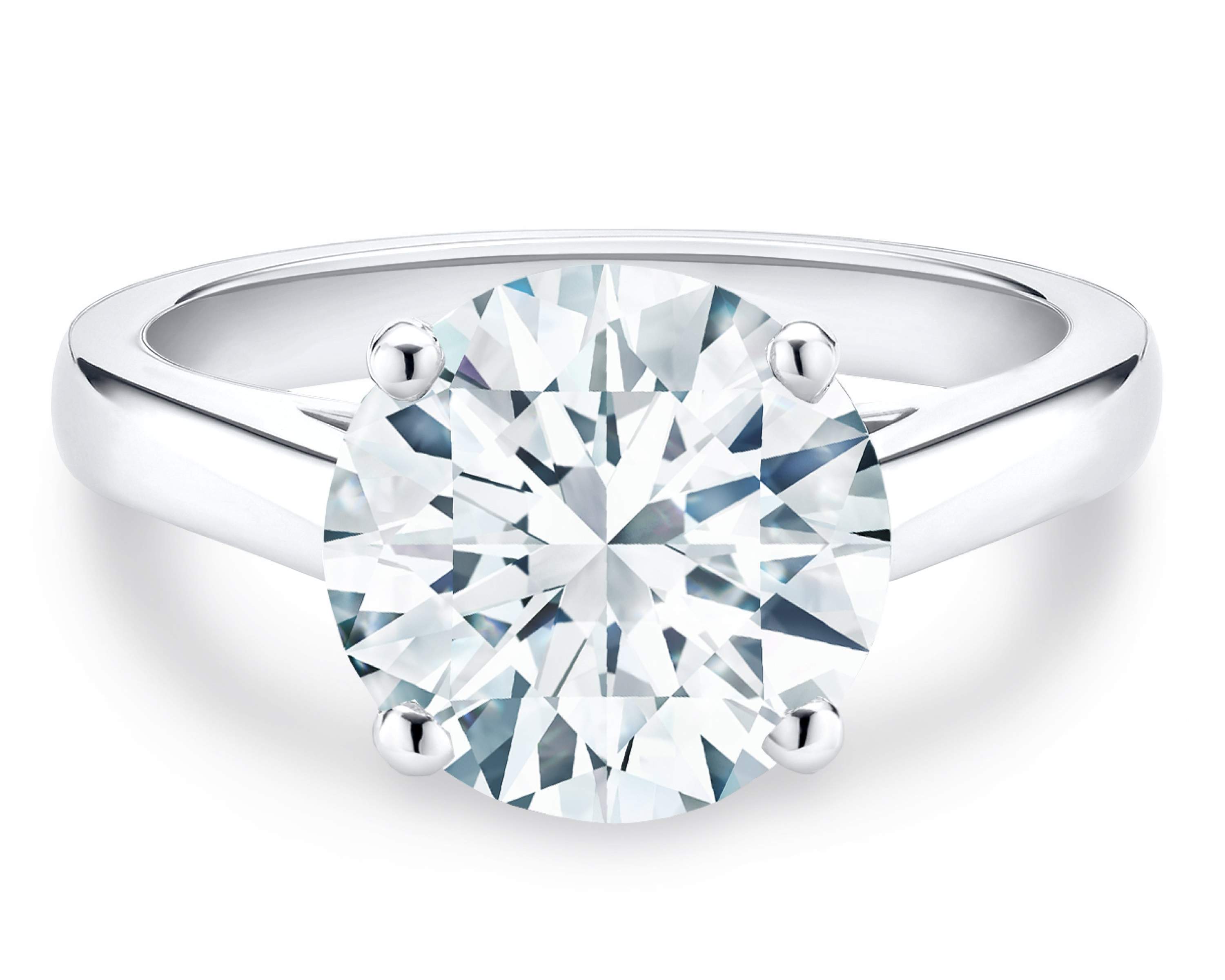 De Beers Classic 圓形明亮式切割鉆戒, image 1